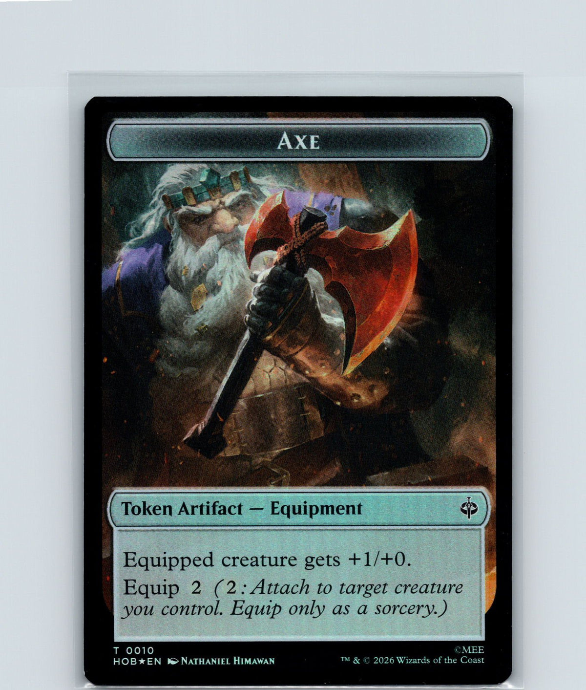 Bird Soldier // Axe Double-Sided Token Foil T The Hobbit 1 // 10 NM