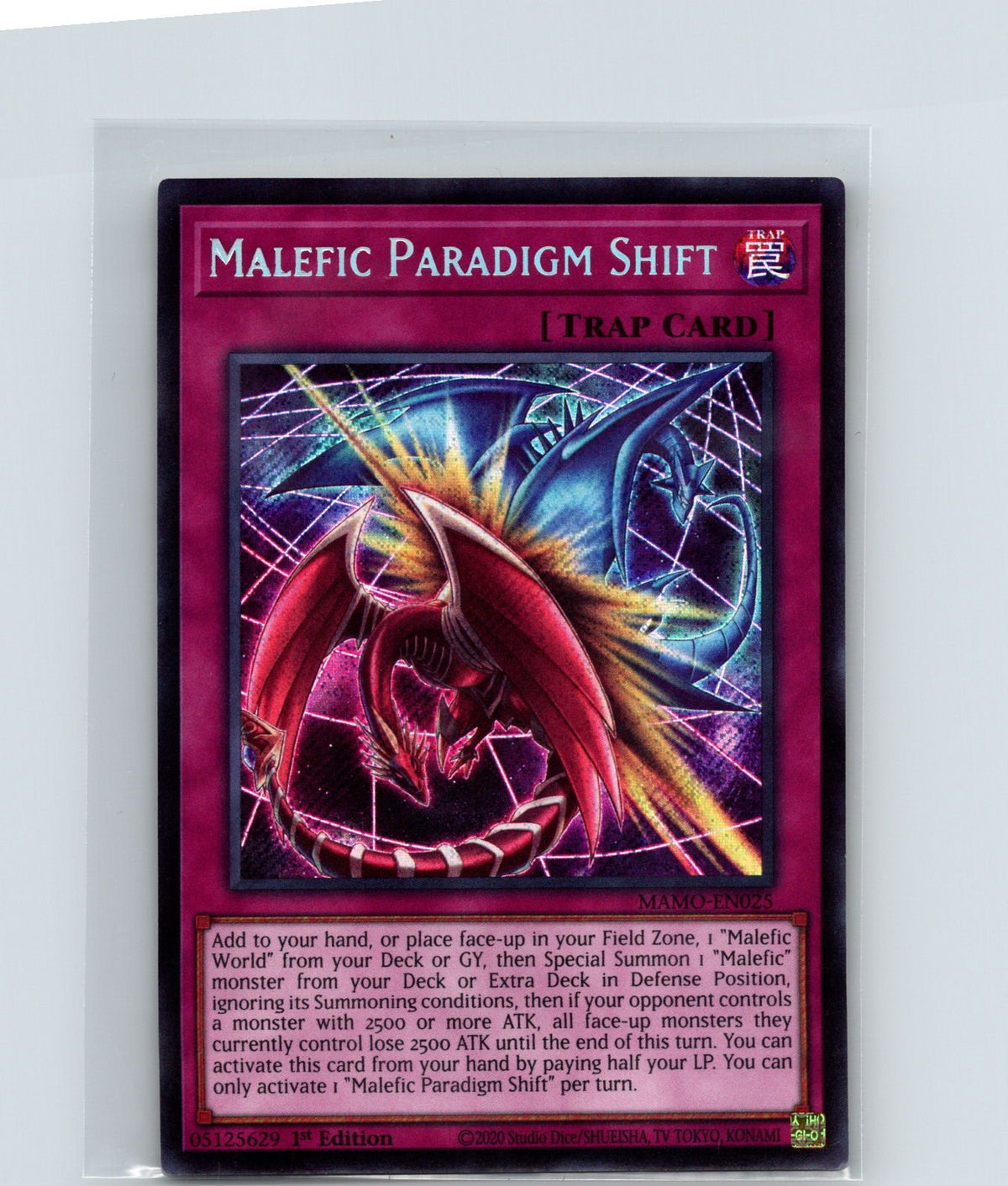 Malefic Paradigm Shift 1st Edition Ultra Rare Magnificent Monsters MAMO-EN025 NM
