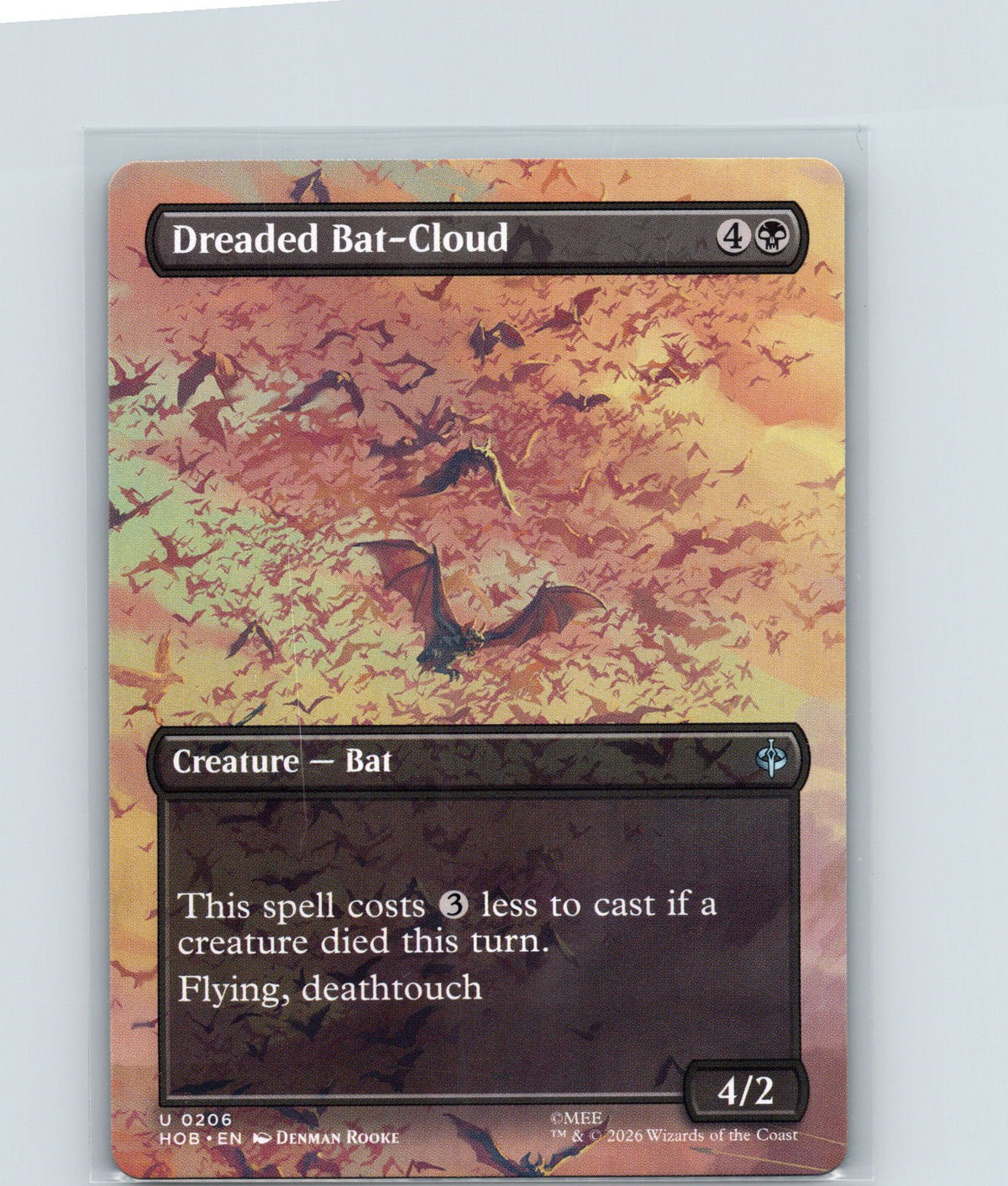 Dreaded Bat-Cloud (Borderless) U The Hobbit 206 NM