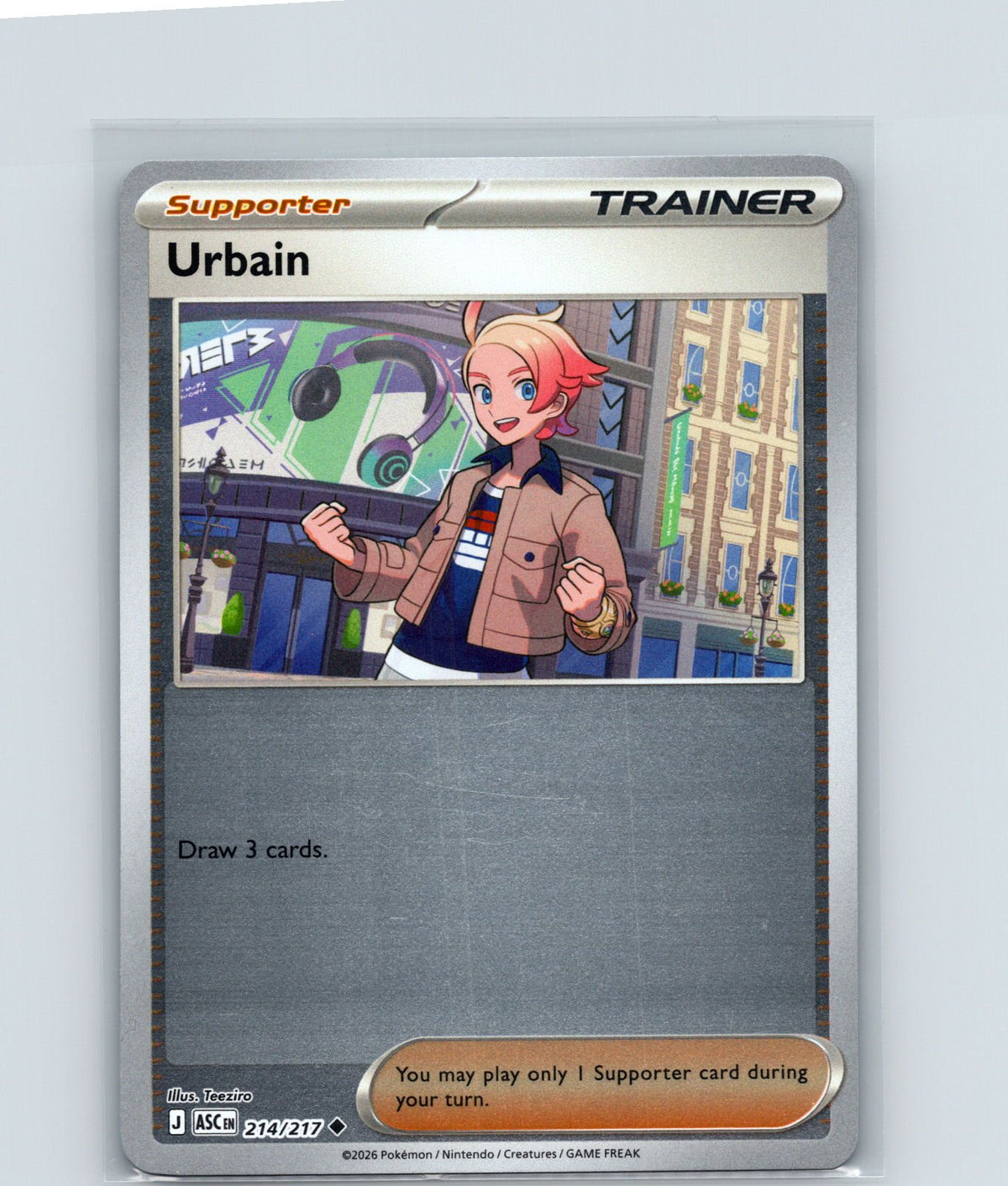 Urbain Reverse Holo Uncommon ME: Ascended Heroes 214/217 NM