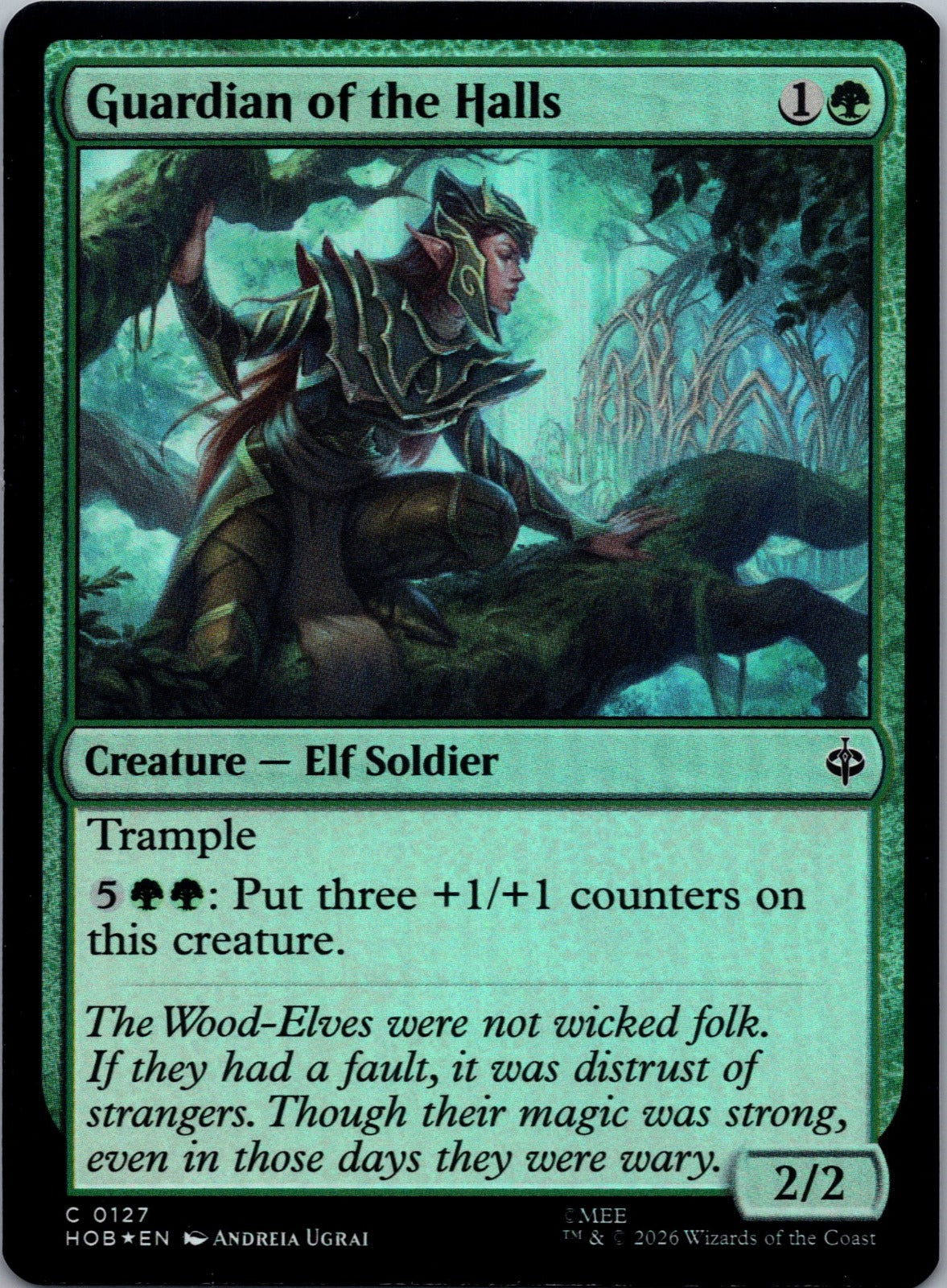 Guardian of the Halls Foil C The Hobbit 127 NM