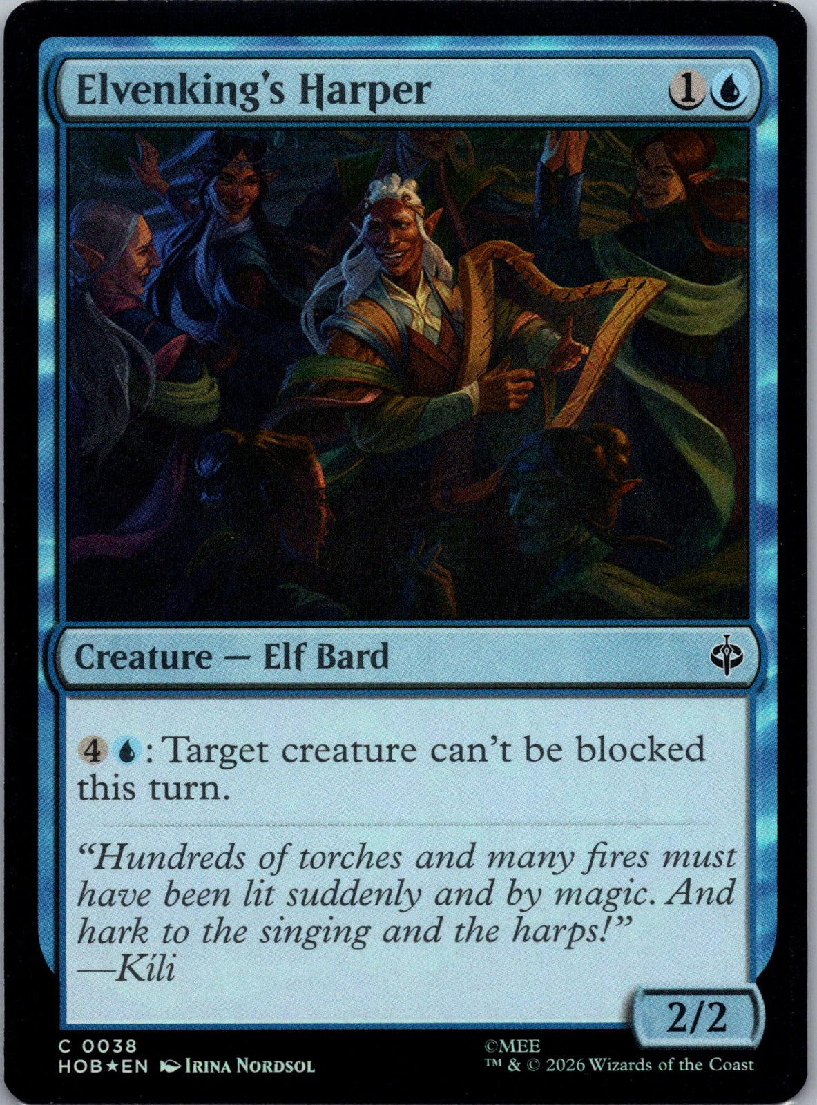 Elvenking's Harper Foil C The Hobbit 38 NM