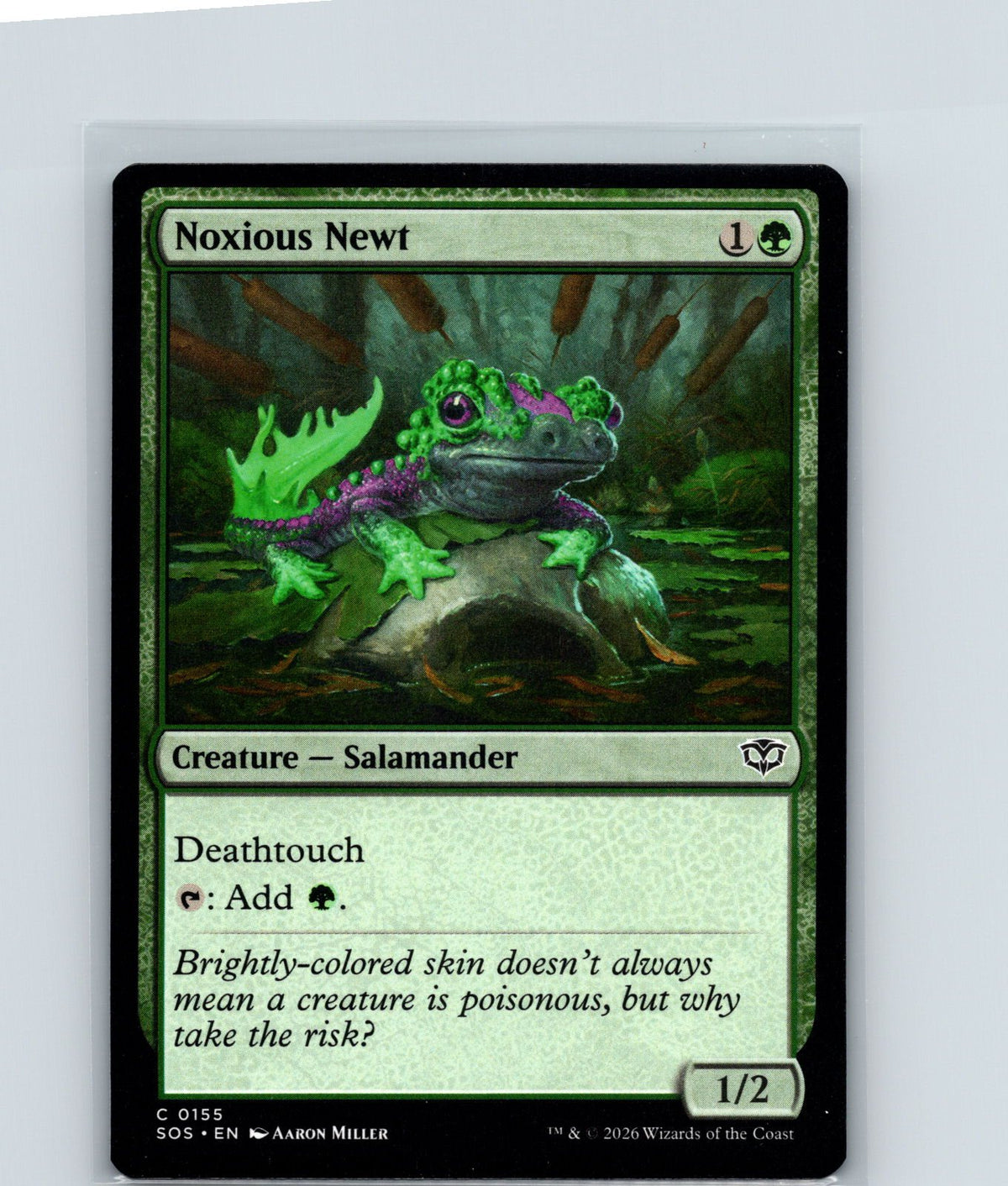 Noxious Newt C Secrets of Strixhaven 155 NM