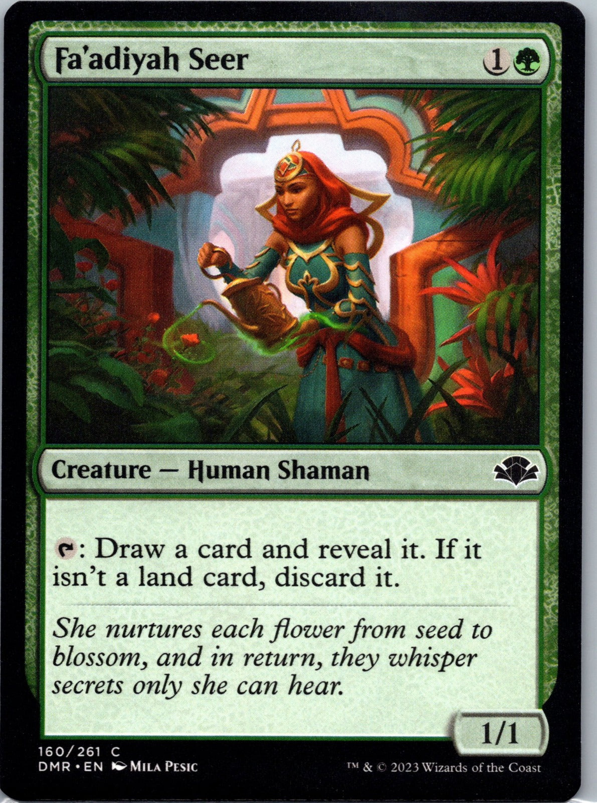 Fa'adiyah Seer C Dominaria Remastered 160 NM