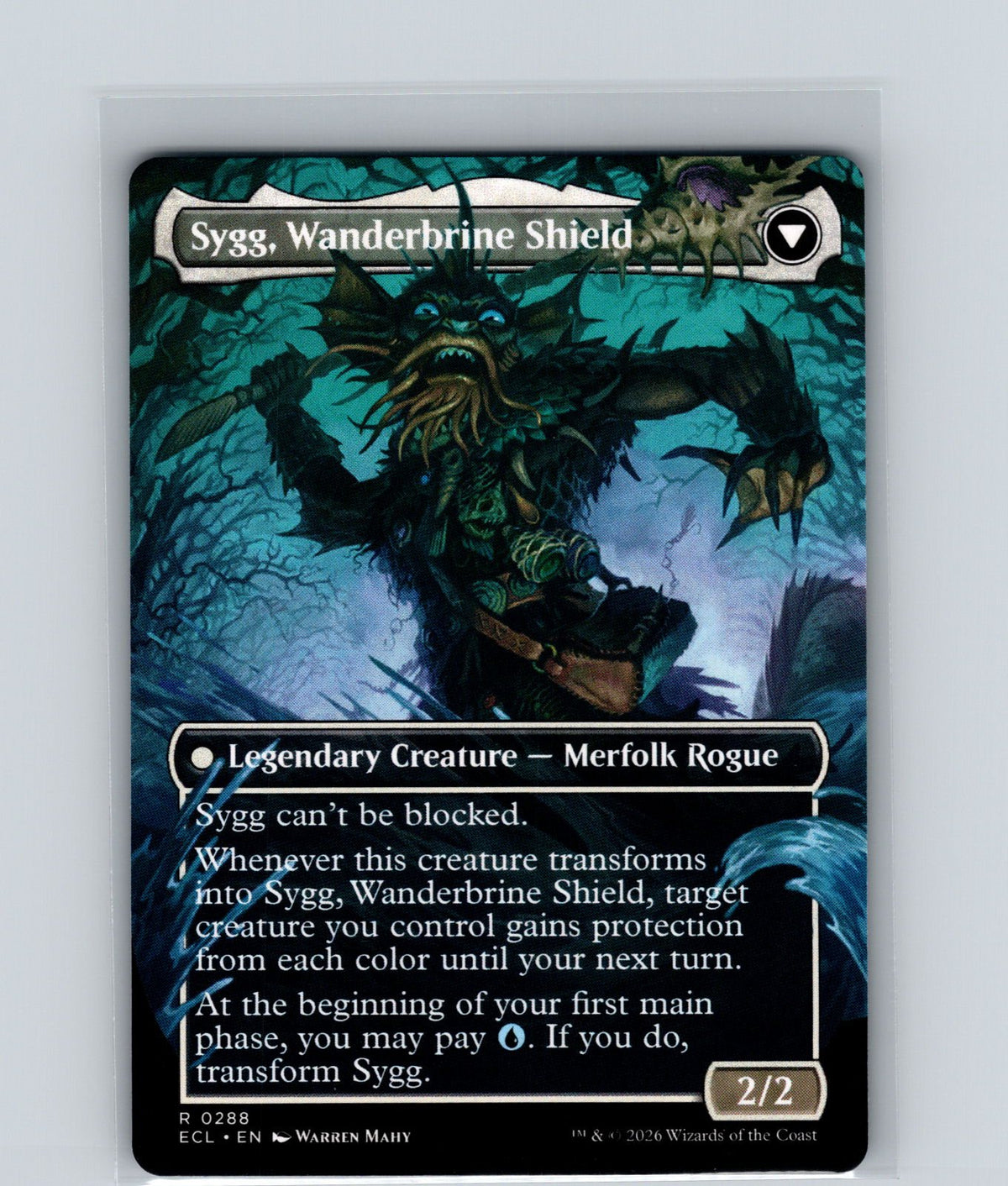Sygg, Wanderwine Wisdom (Borderless) R Lorwyn Eclipsed 288 NM