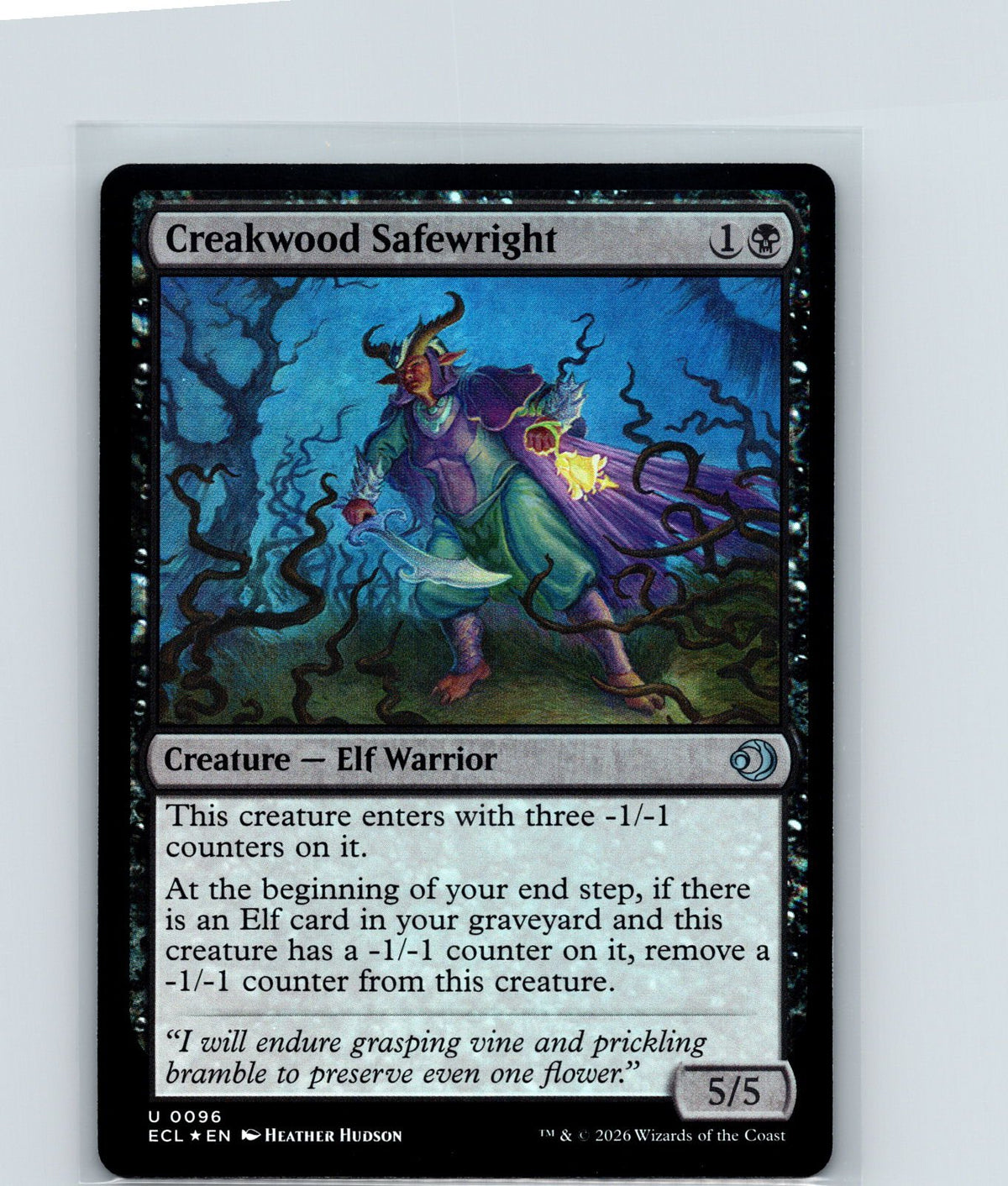 Creakwood Safewright Foil U Lorwyn Eclipsed 96 NM