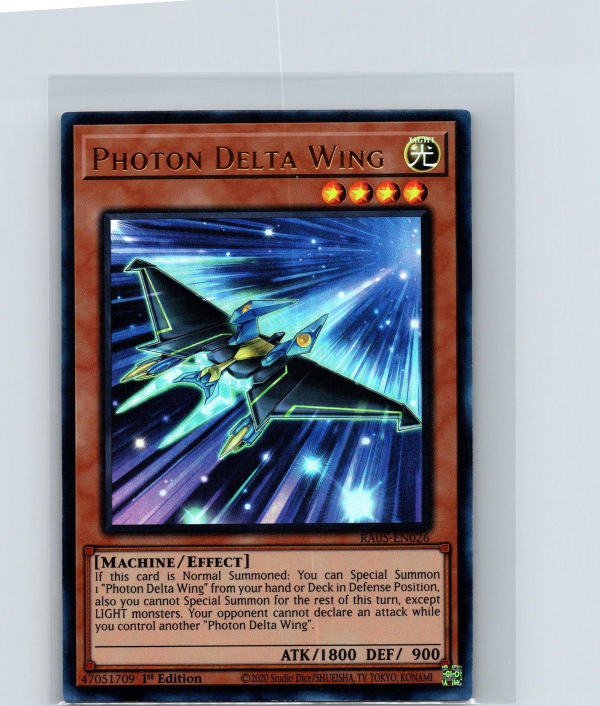 Photon Delta Wing 1st Edition Ultra Rare Rarity Collection 5 RA05-EN026 NM