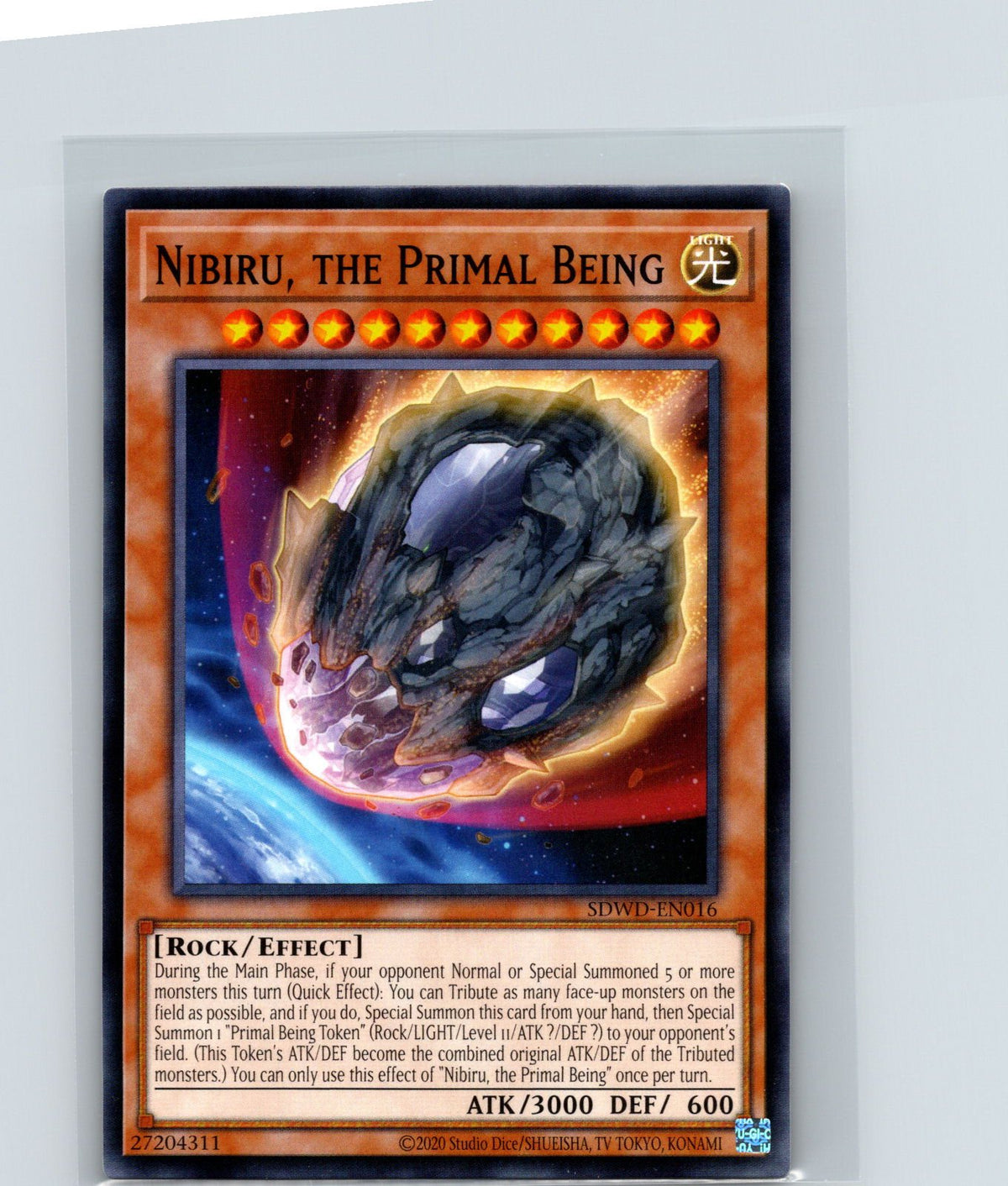 Nibiru, the Primal Being Unlimited Common SDWD-EN016 NM
