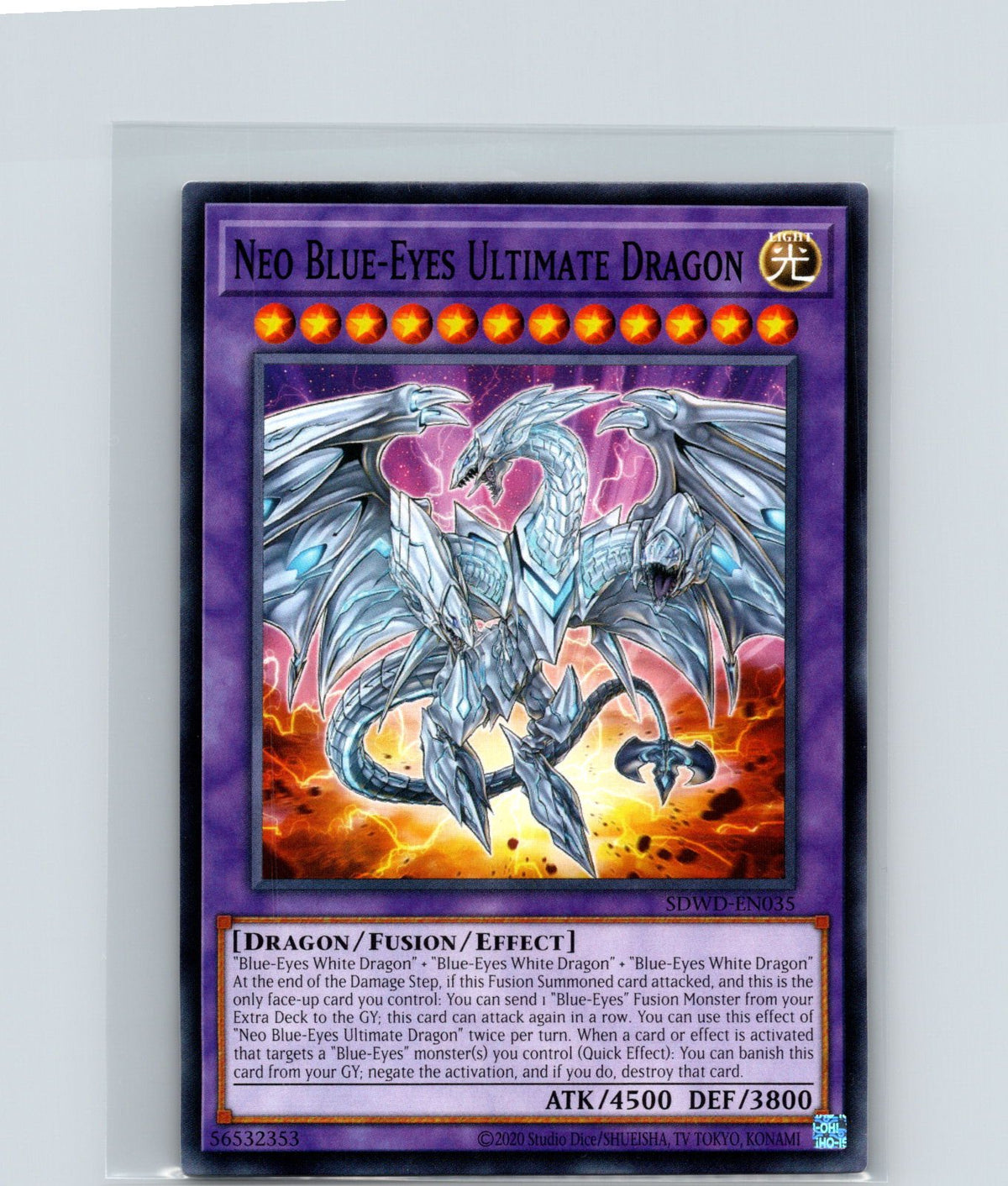 Neo Blue-Eyes Ultimate Dragon Unlimited Common SDWD-EN035 NM