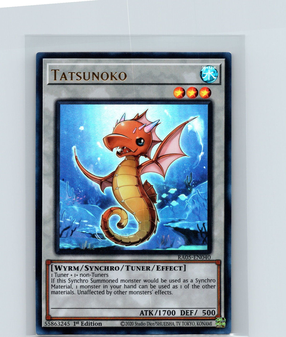 Tatsunoko (Ultra Rare) 1st Edition Ultra Rare Rarity Collection 5 RA05-EN040 NM
