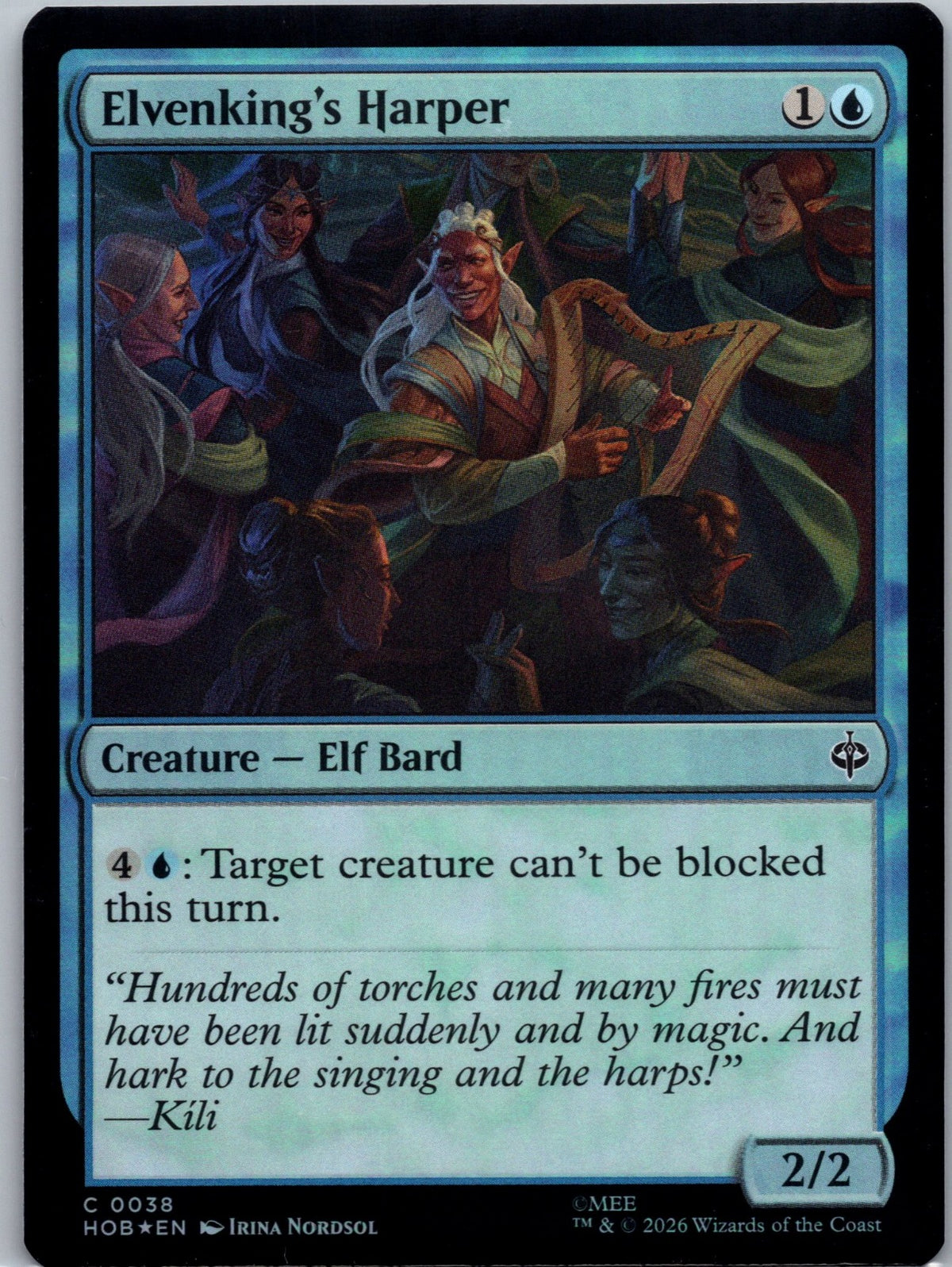 Elvenking's Harper Foil C The Hobbit 38 NM
