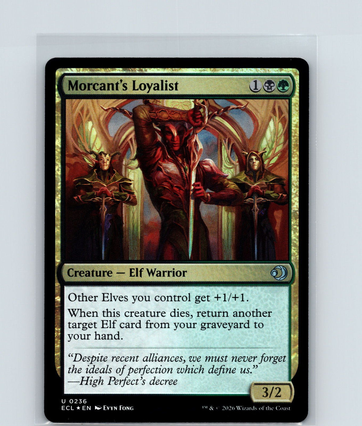Morcant's Loyalist Foil U Lorwyn Eclipsed 236 NM