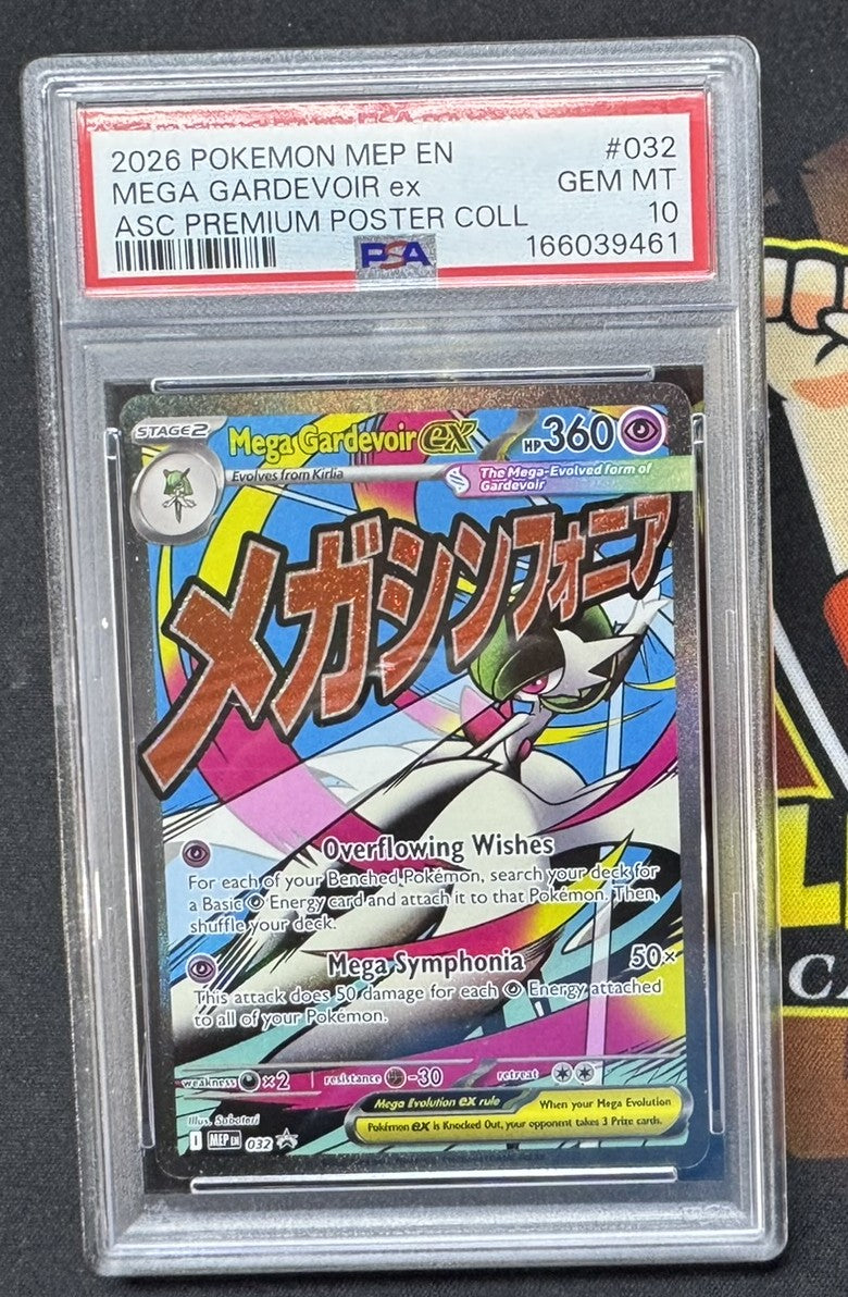 Mega Gardevoir ex Holo Promo ME: Mega Evolution Promo 032 NM PSA 10