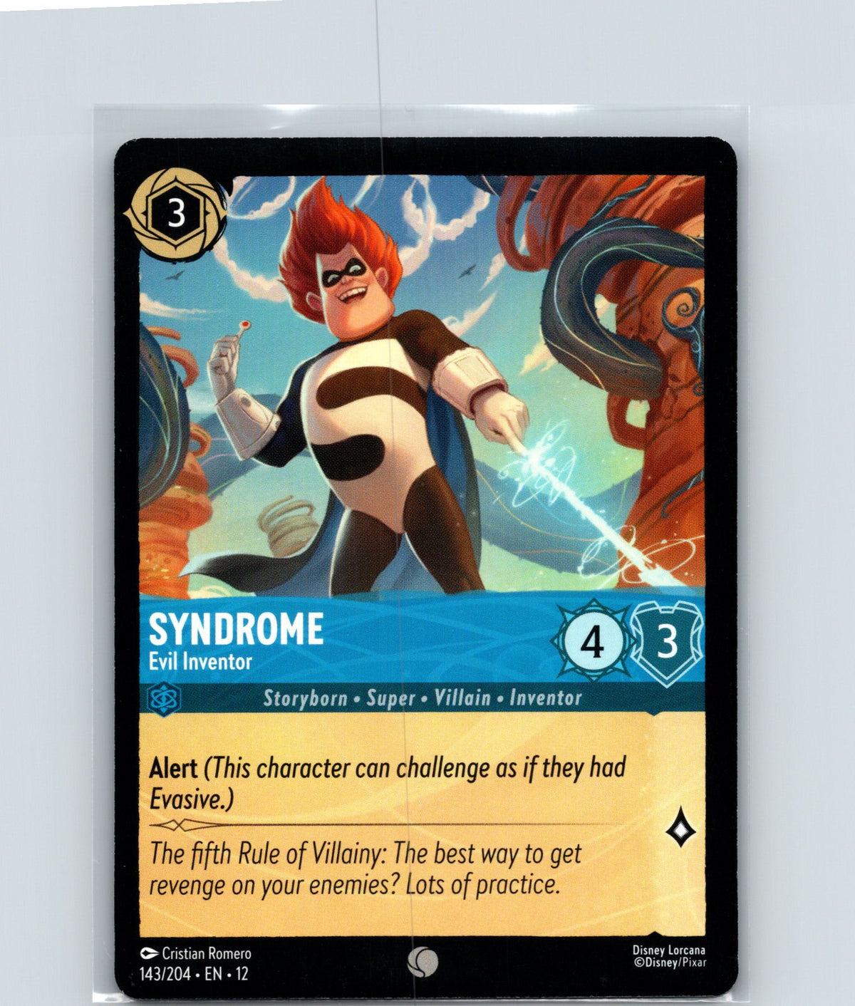 Syndrome - Evil Inventor Common Wilds Unknown 143/204 NM