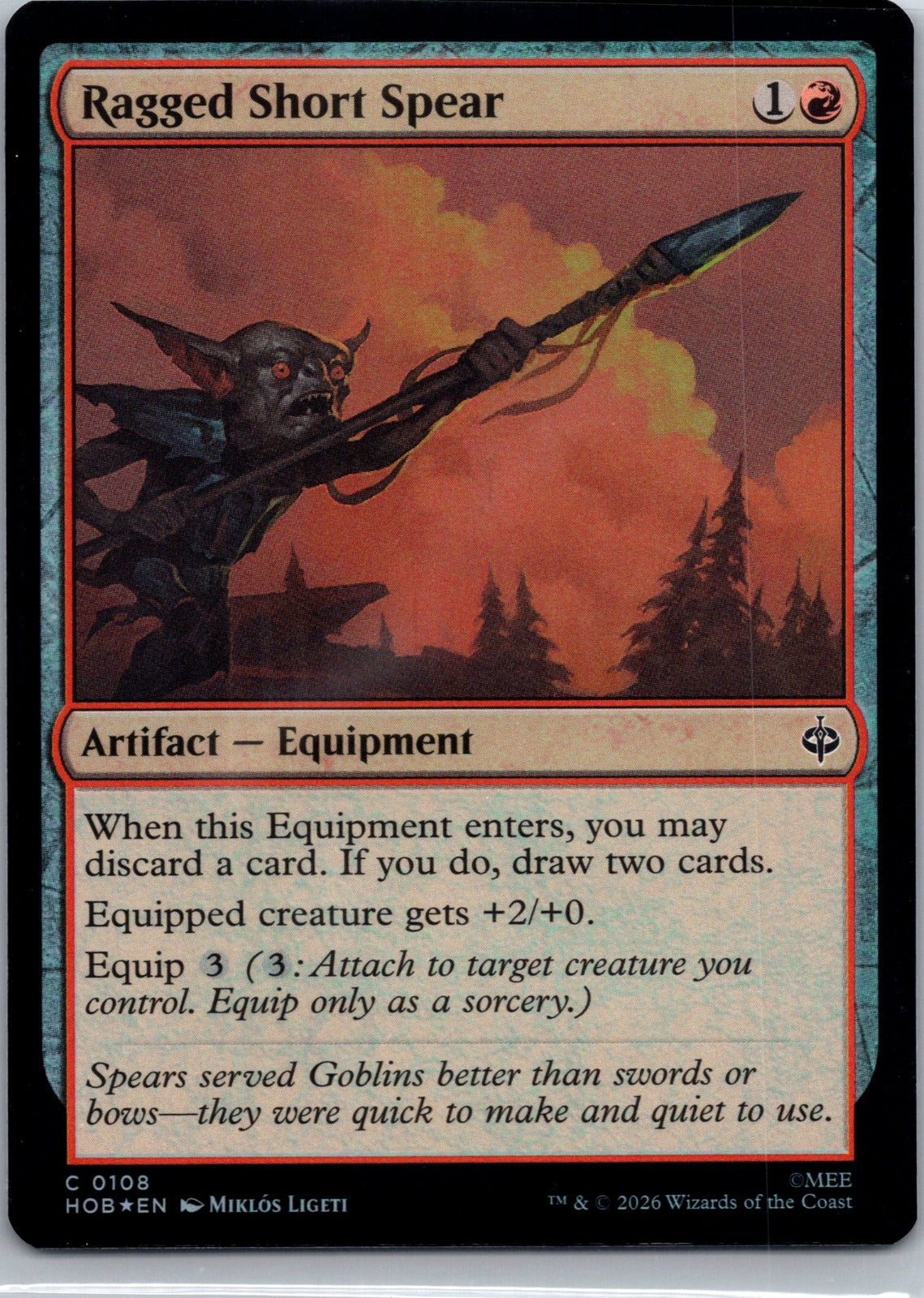 Ragged Short Spear Foil C The Hobbit 108 NM