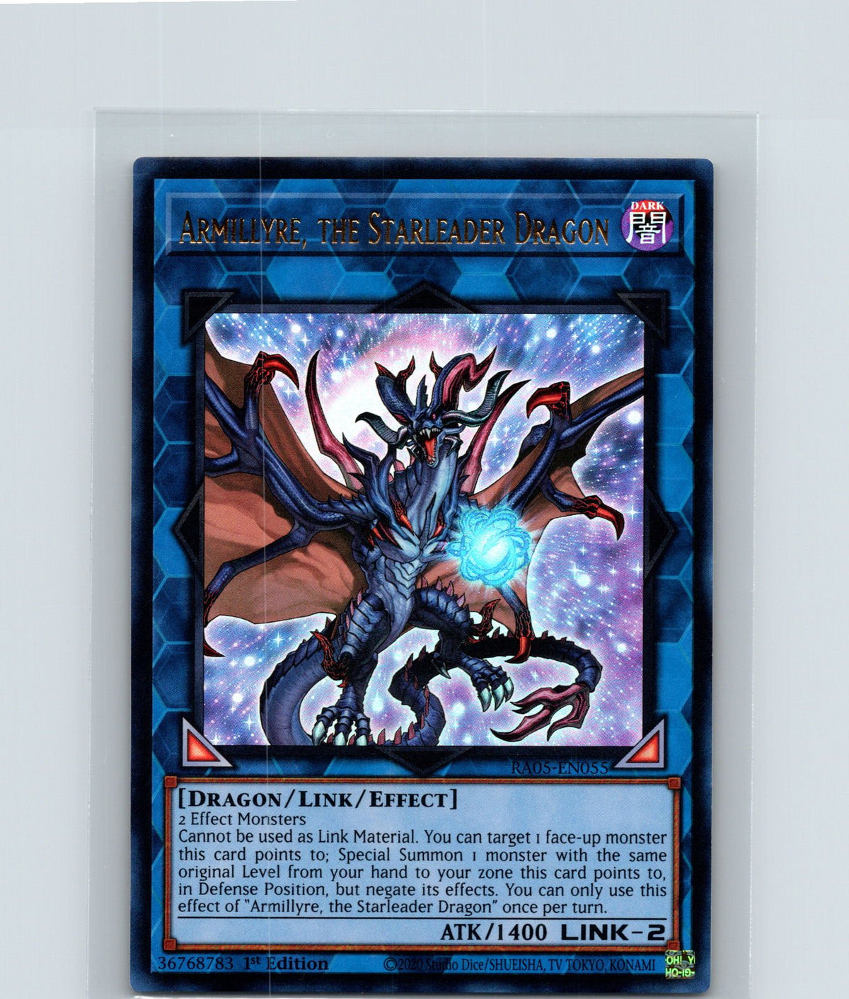 Armillyre, the Starleader Dragon Ultra Rare Rarity Collection 5 RA05-EN055 NM
