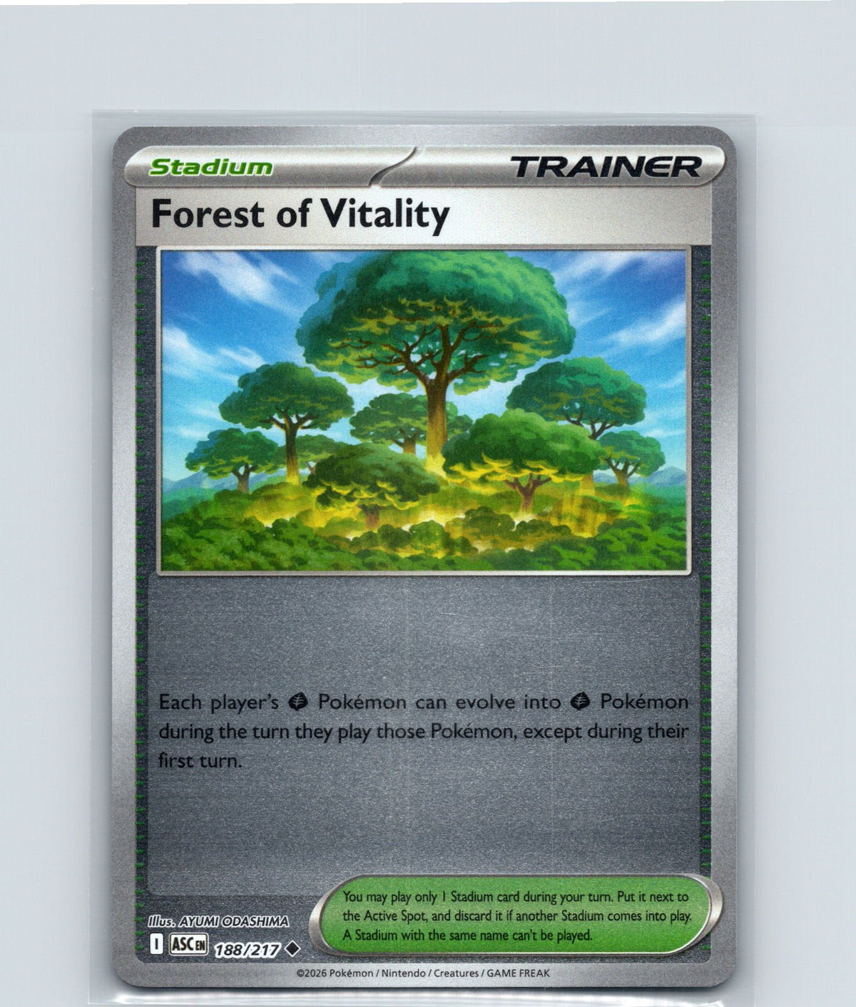 Forest of Vitality Reverse Holo Uncommon ME: Ascended Heroes 188/217 NM