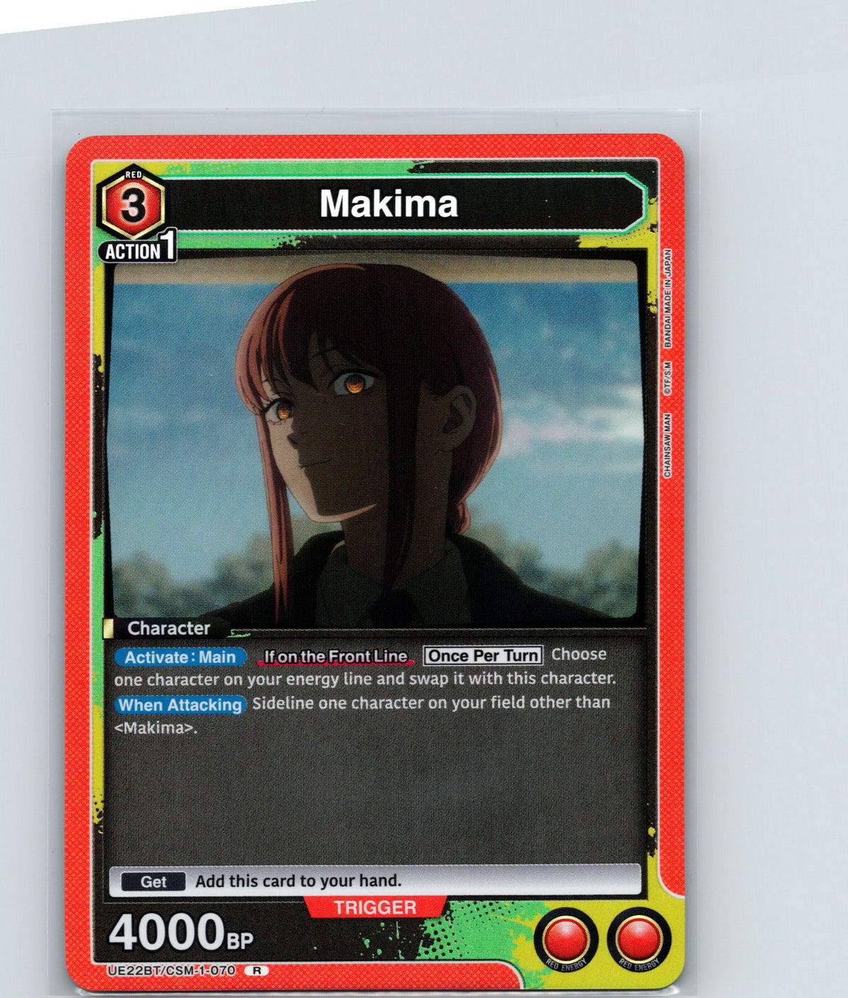 Makima (070) Foil Rare UE22BT: CHAINSAW MAN UE22BT/CSM-1-070 NM