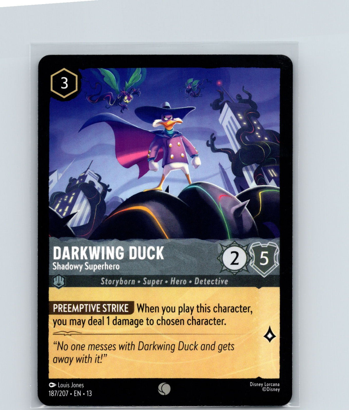 Darkwing Duck - Shadowy Superhero Common Attack of the Vine! 187/207 NM