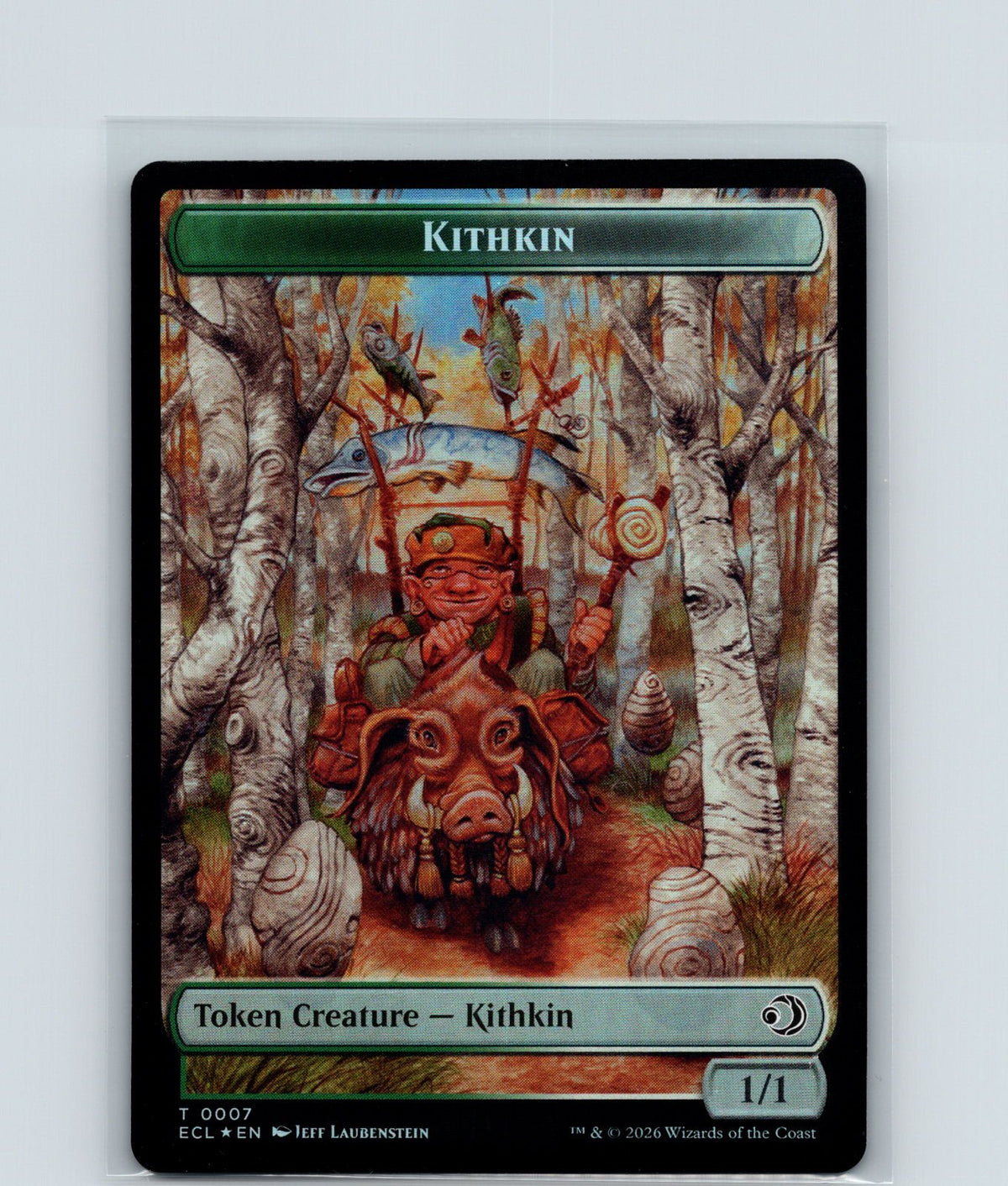 Elf // Kithkin (0007) Double-Sided Token Foil T Lorwyn Eclipsed 4 // 7 NM