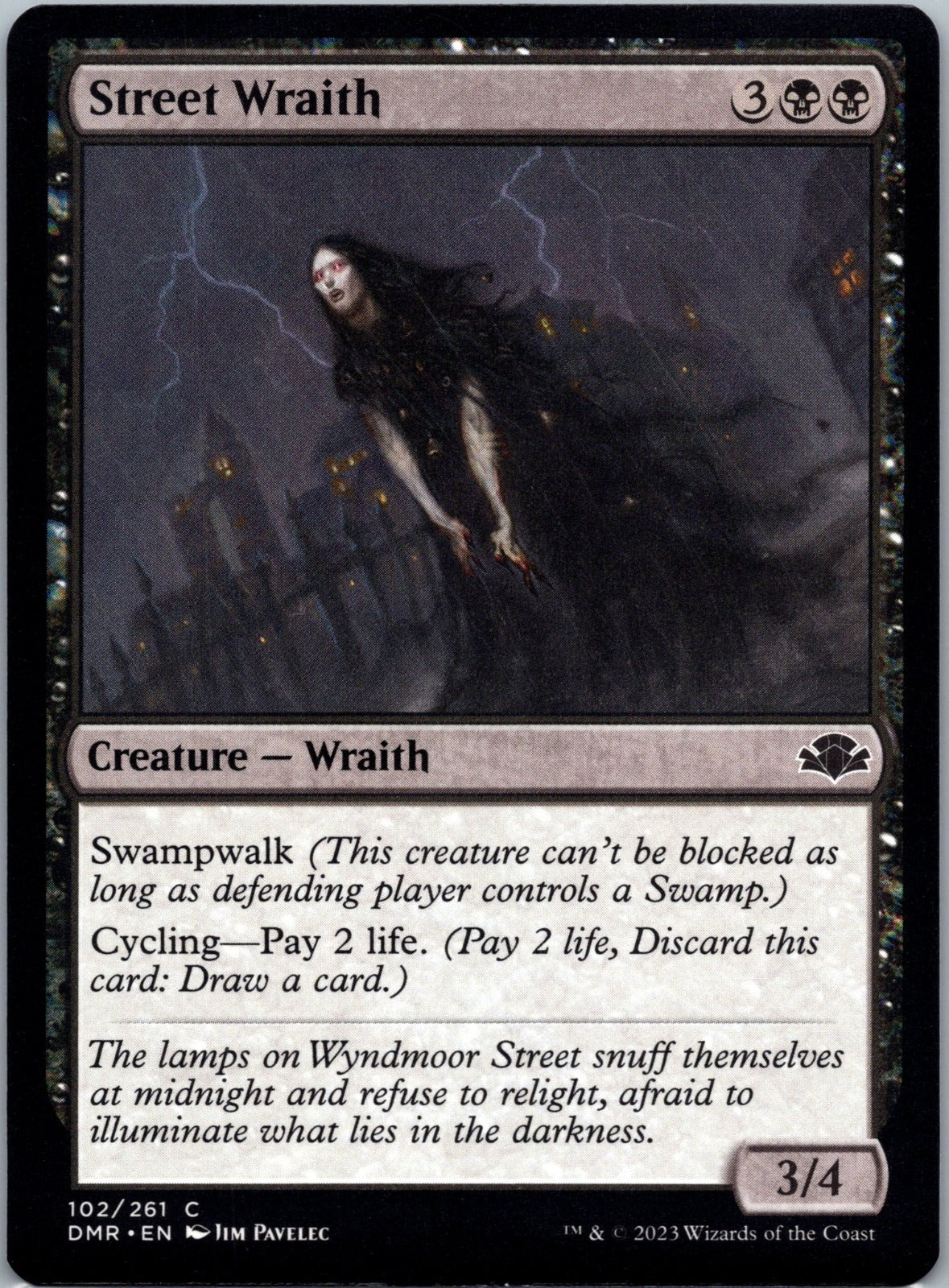 Street Wraith C Dominaria Remastered 102 NM