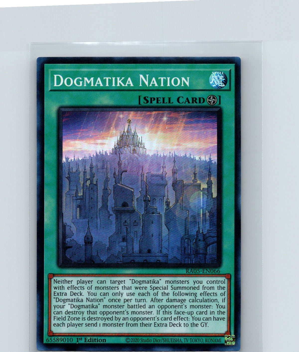 Dogmatika Nation Super Rare Rarity Collection 5 RA05-EN066 NM