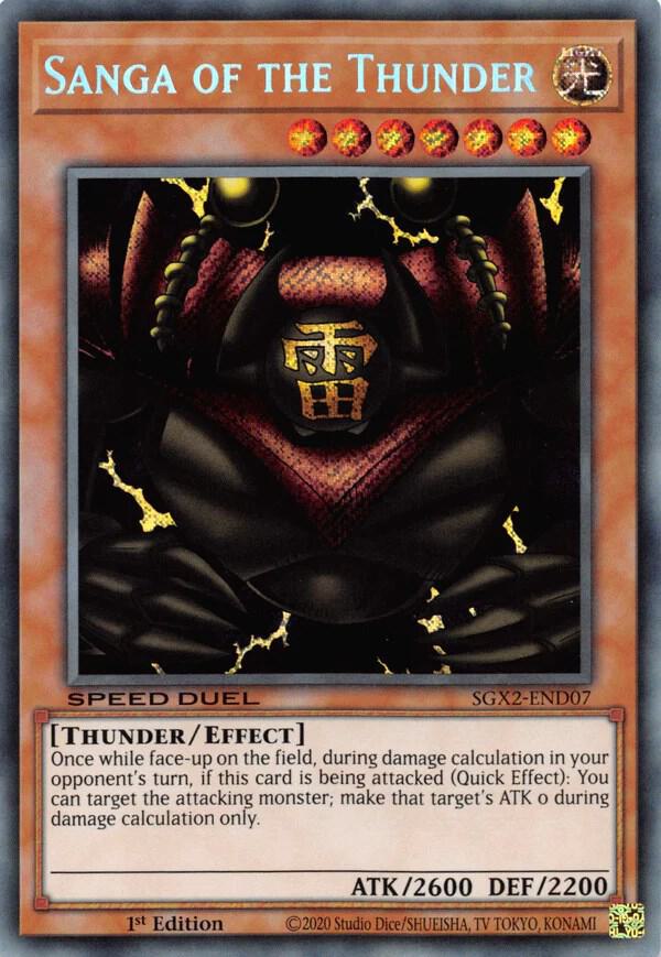 Sanga of the Thunder (Secret Rare) 1st Edition Secret Rare SGX2-END07 NM