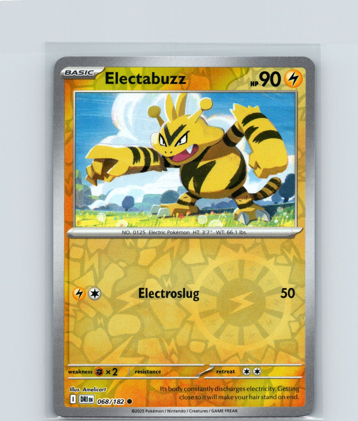Electabuzz Reverse Holo Common SV10: Destined Rivals 068/182 NM