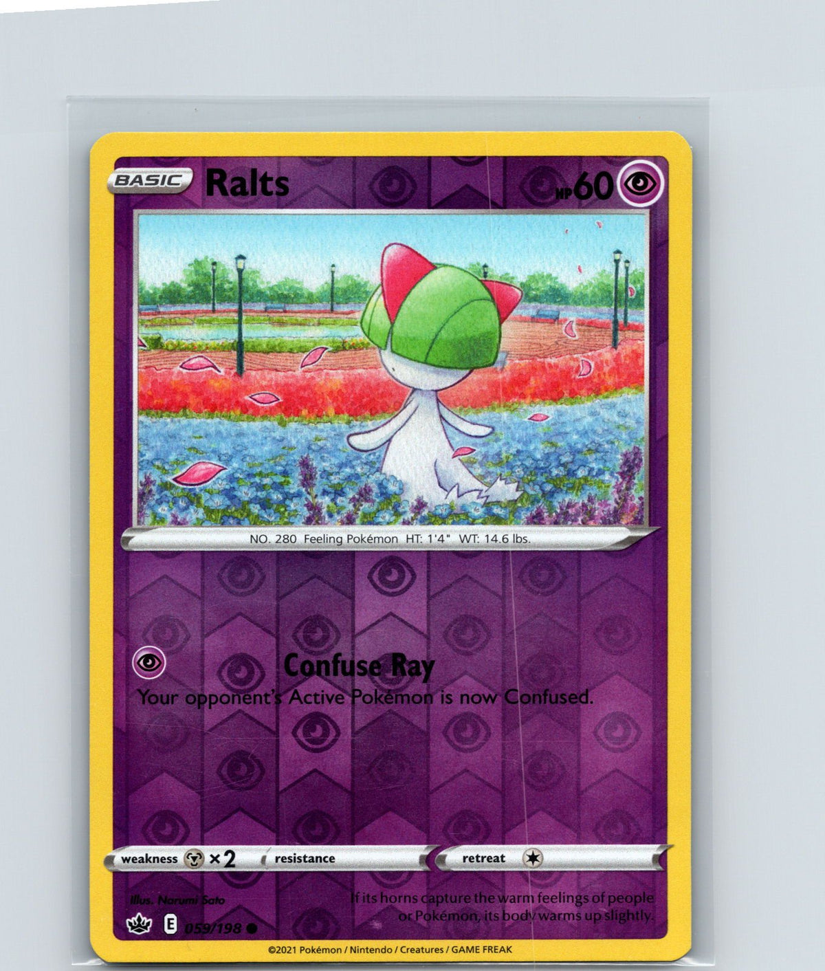 Ralts Common SWSH06: Chilling Reign 059/198 NM