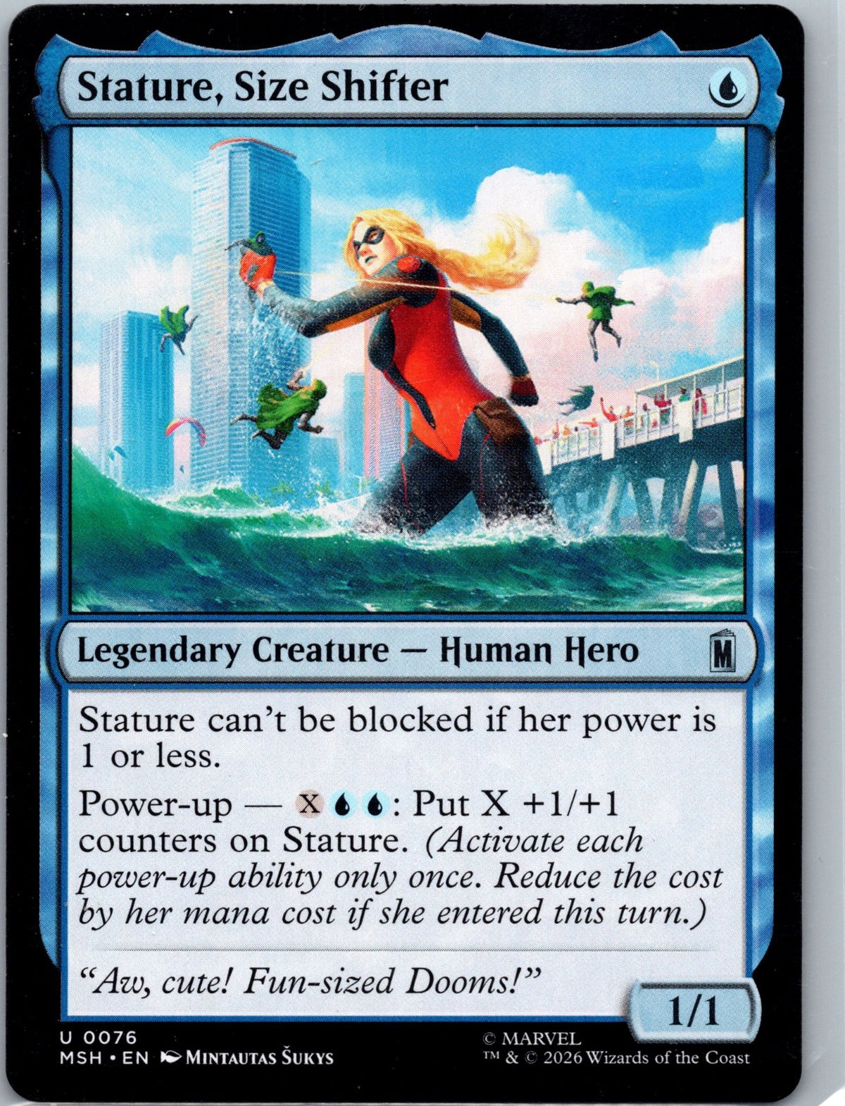 Stature, Size Shifter U Marvel Super Heroes 76 NM