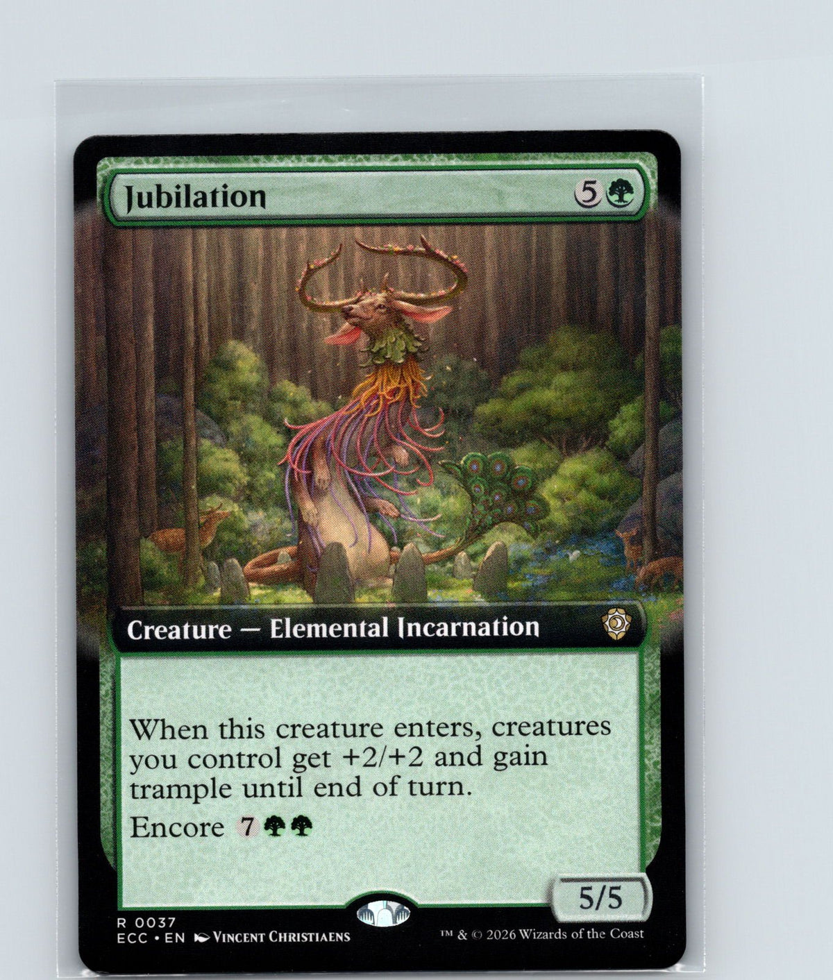 Jubilation (Extended Art) R Commander: Lorwyn Eclipsed 37 NM
