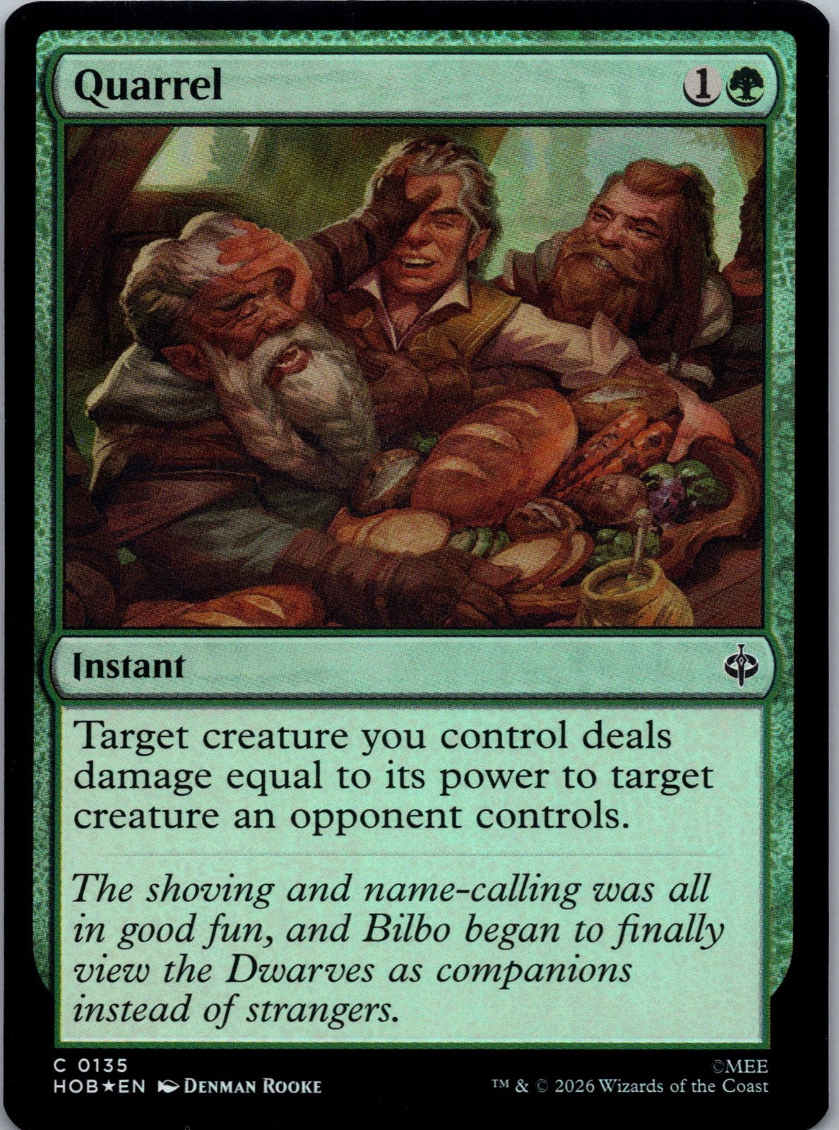 Quarrel Foil C The Hobbit 135 NM