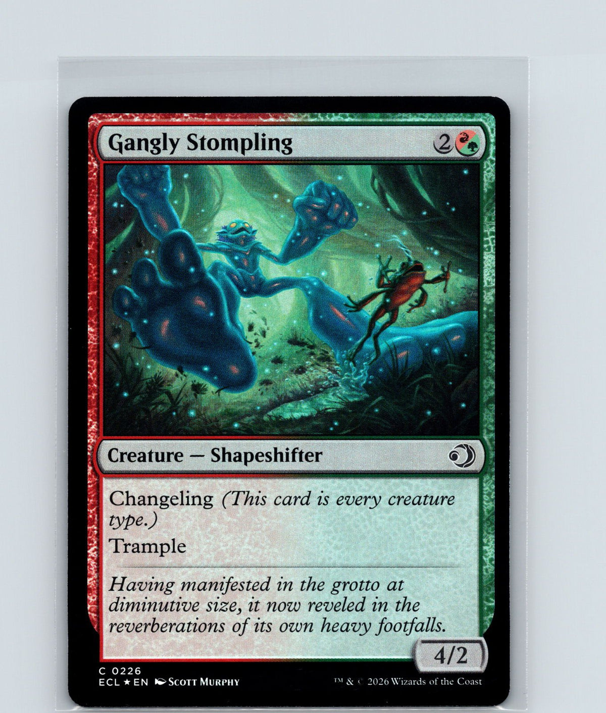 Gangly Stompling Foil C Lorwyn Eclipsed 226 NM