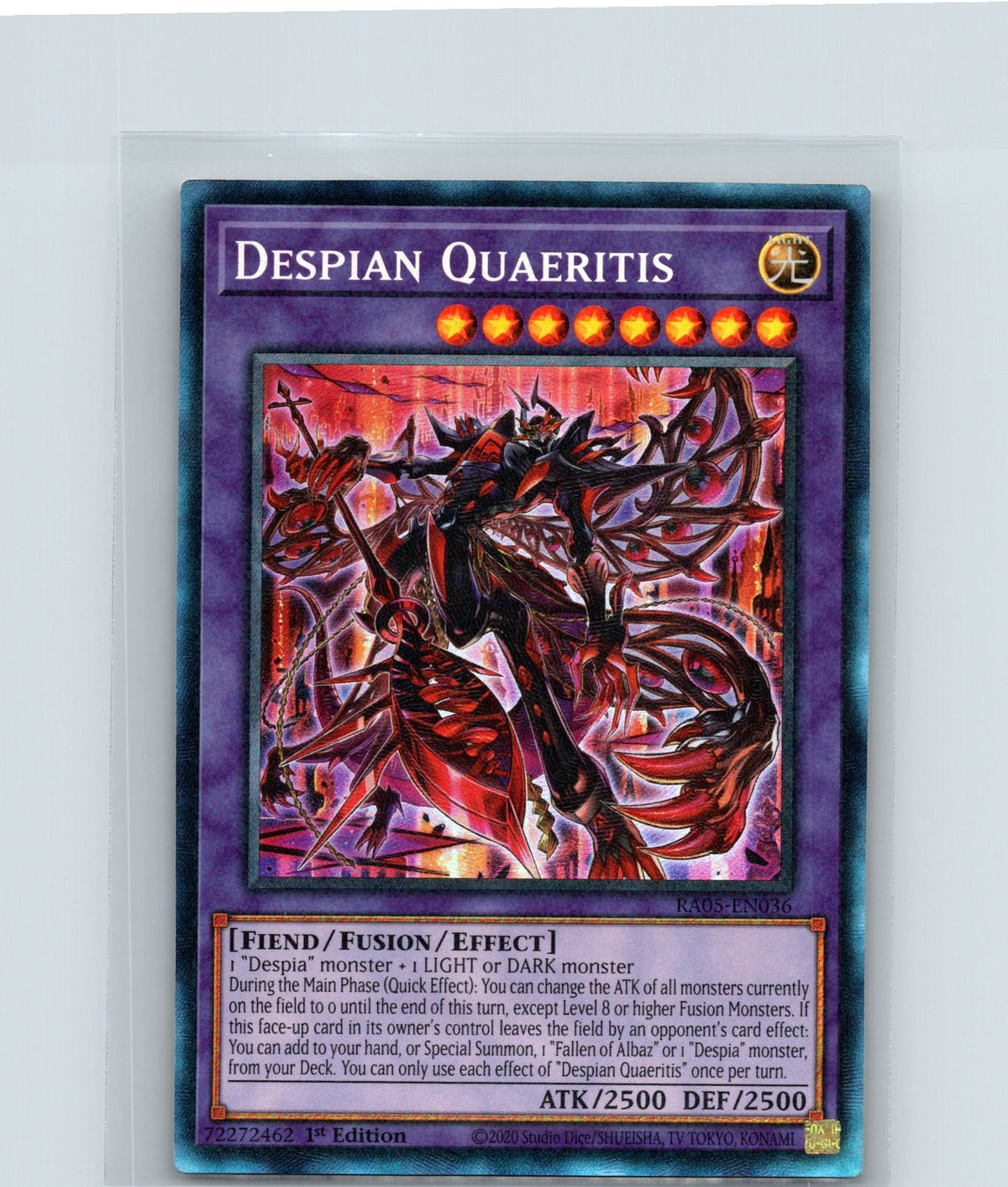 Despian Quaeritis 1st Edition Ultimate Rare Rarity Collection 5 RA05-EN036 NM