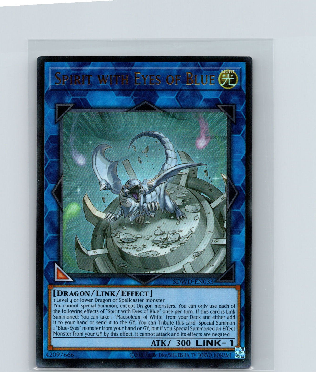 Spirit with Eyes of Blue Unlimited Ultra Rare SDWD-EN033 NM
