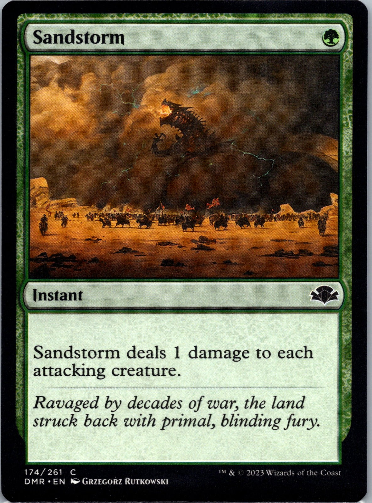 Sandstorm C Dominaria Remastered 174 NM