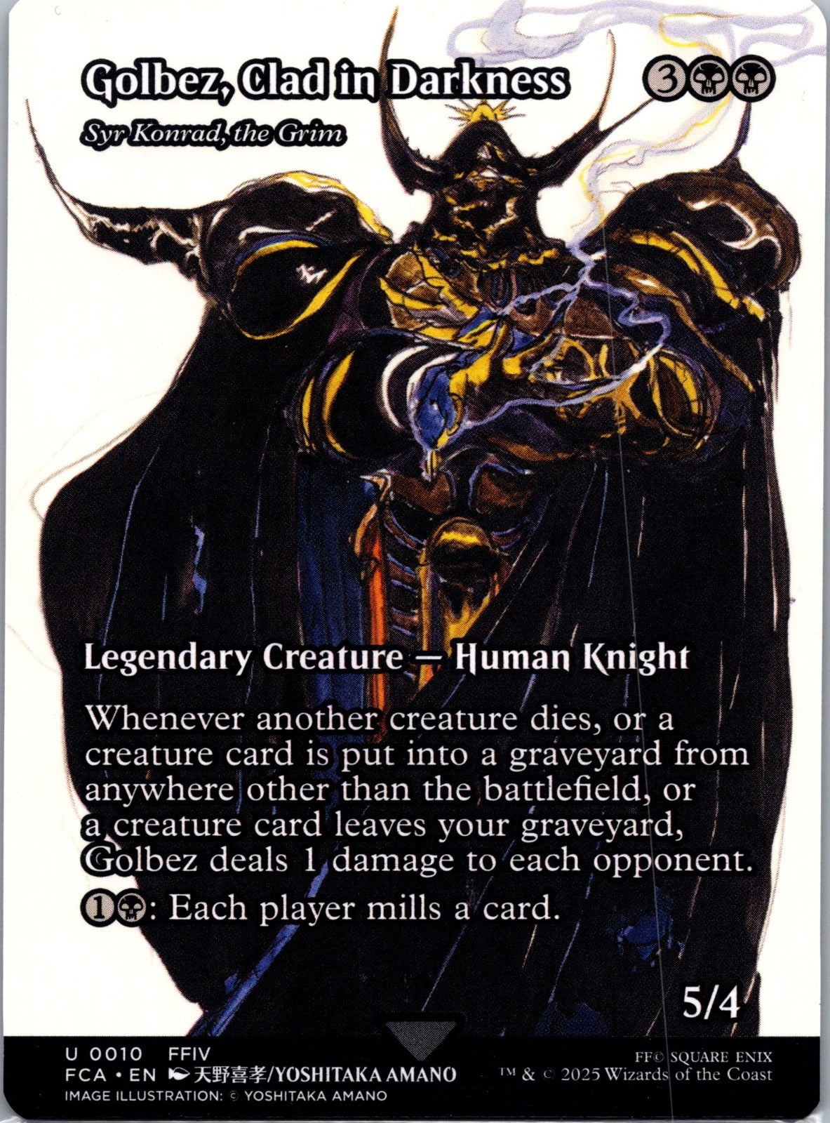 Golbez, Clad in Darkness - Syr Konrad, the Grim U FINAL FANTASY 10 NM