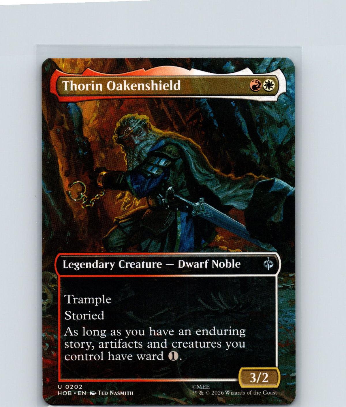 Thorin Oakenshield (Borderless) U The Hobbit 202 NM