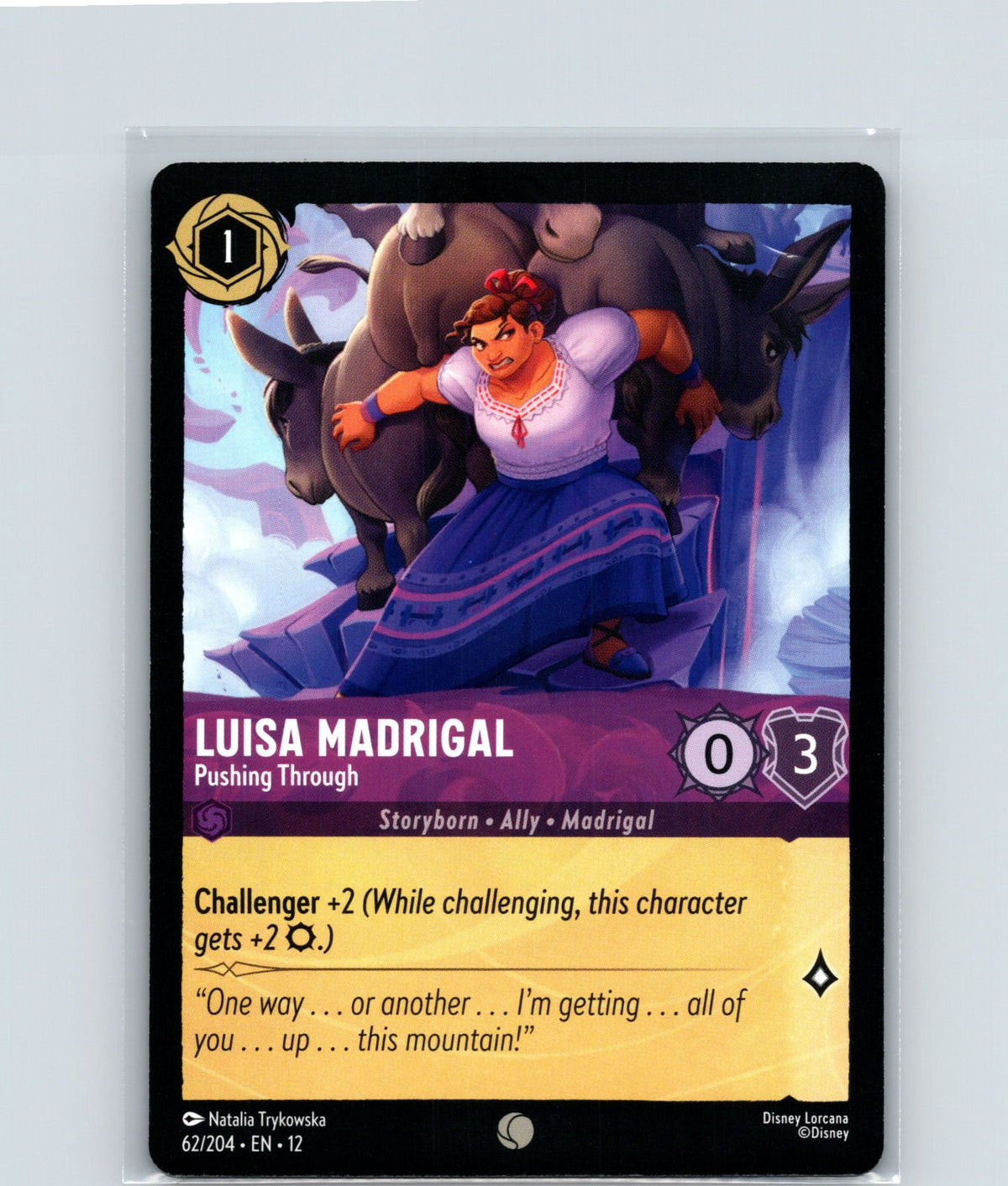 Luisa Madrigal - Pushing Through Common Wilds Unknown 62/204 NM
