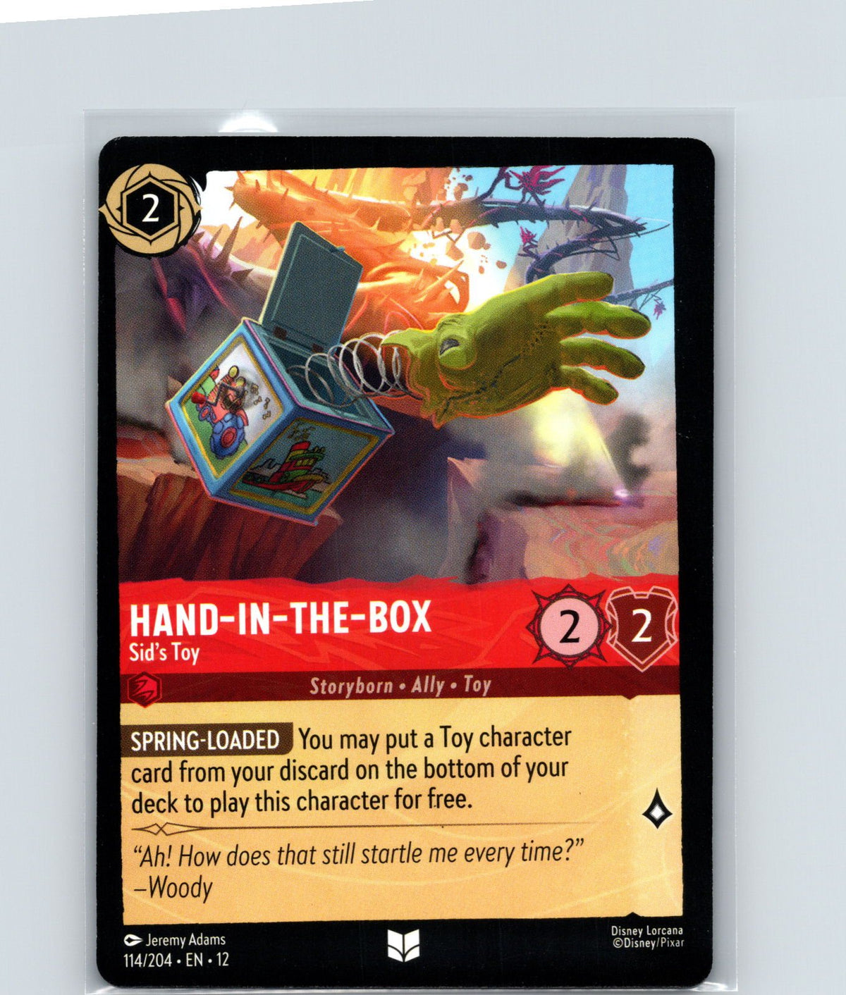 Hand-in-the-Box - Sid's Toy Uncommon Wilds Unknown 114/204 NM