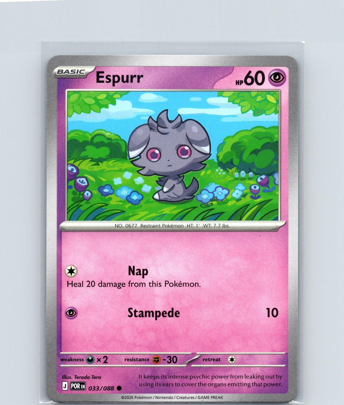 Espurr Common ME03: Perfect Order 033/088 NM