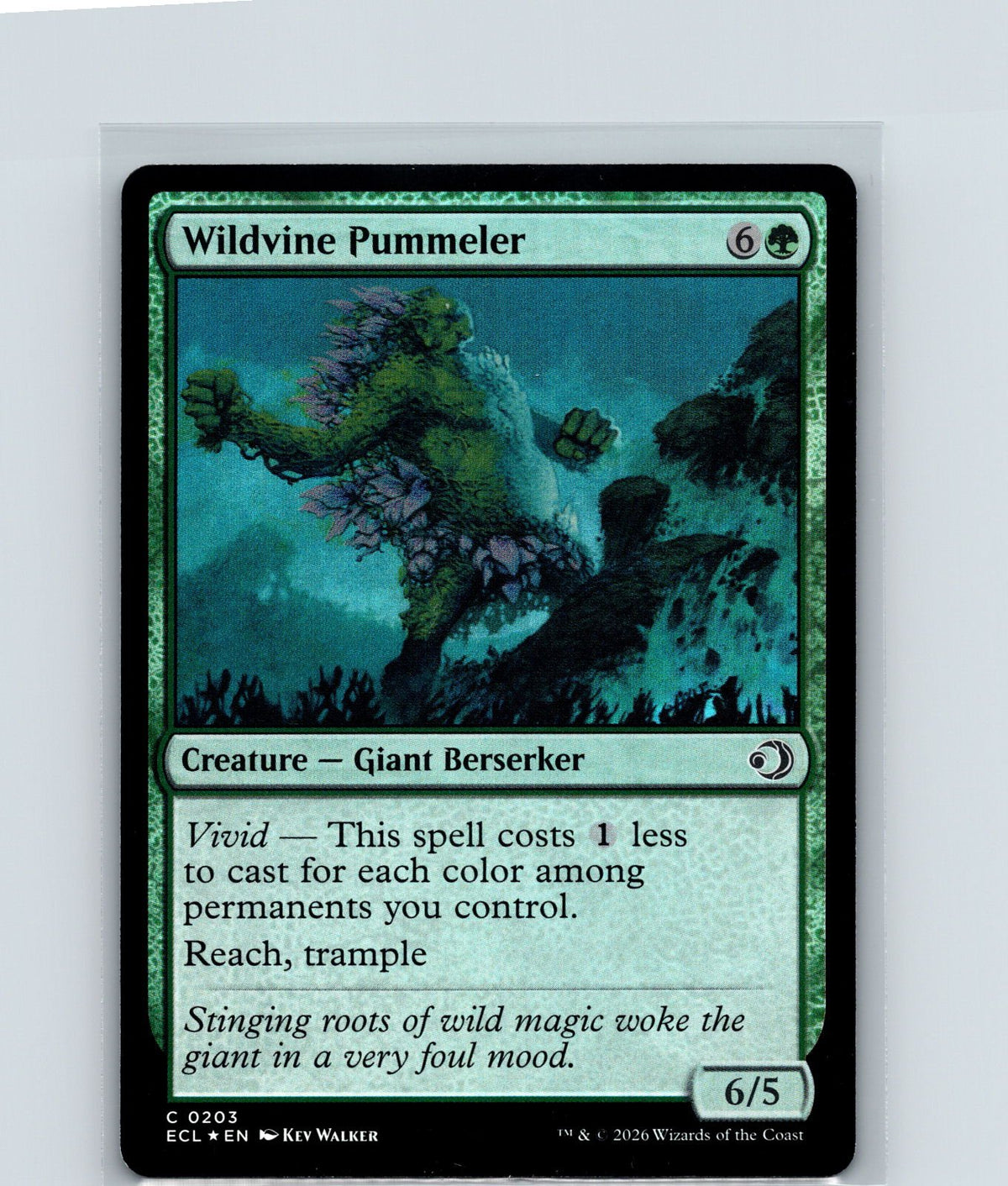 Wildvine Pummeler Foil C Lorwyn Eclipsed 203 NM