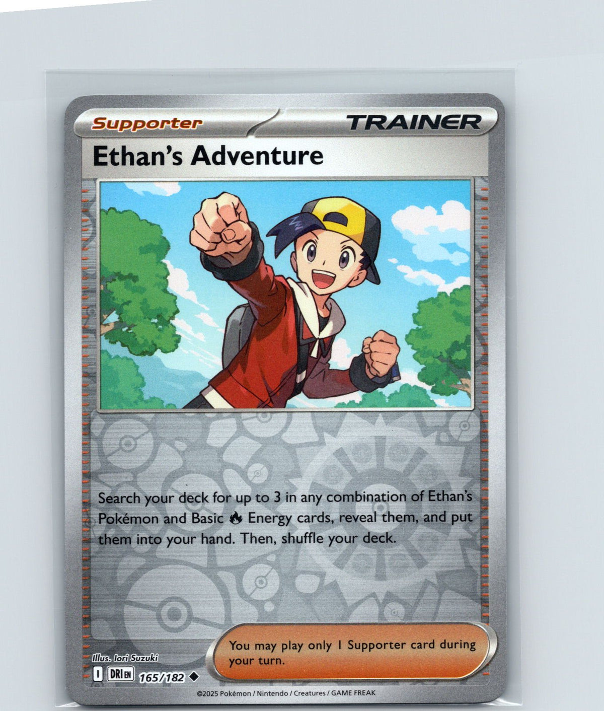 Ethan's Adventure Reverse Holo Uncommon SV10: Destined Rivals 165/182 NM