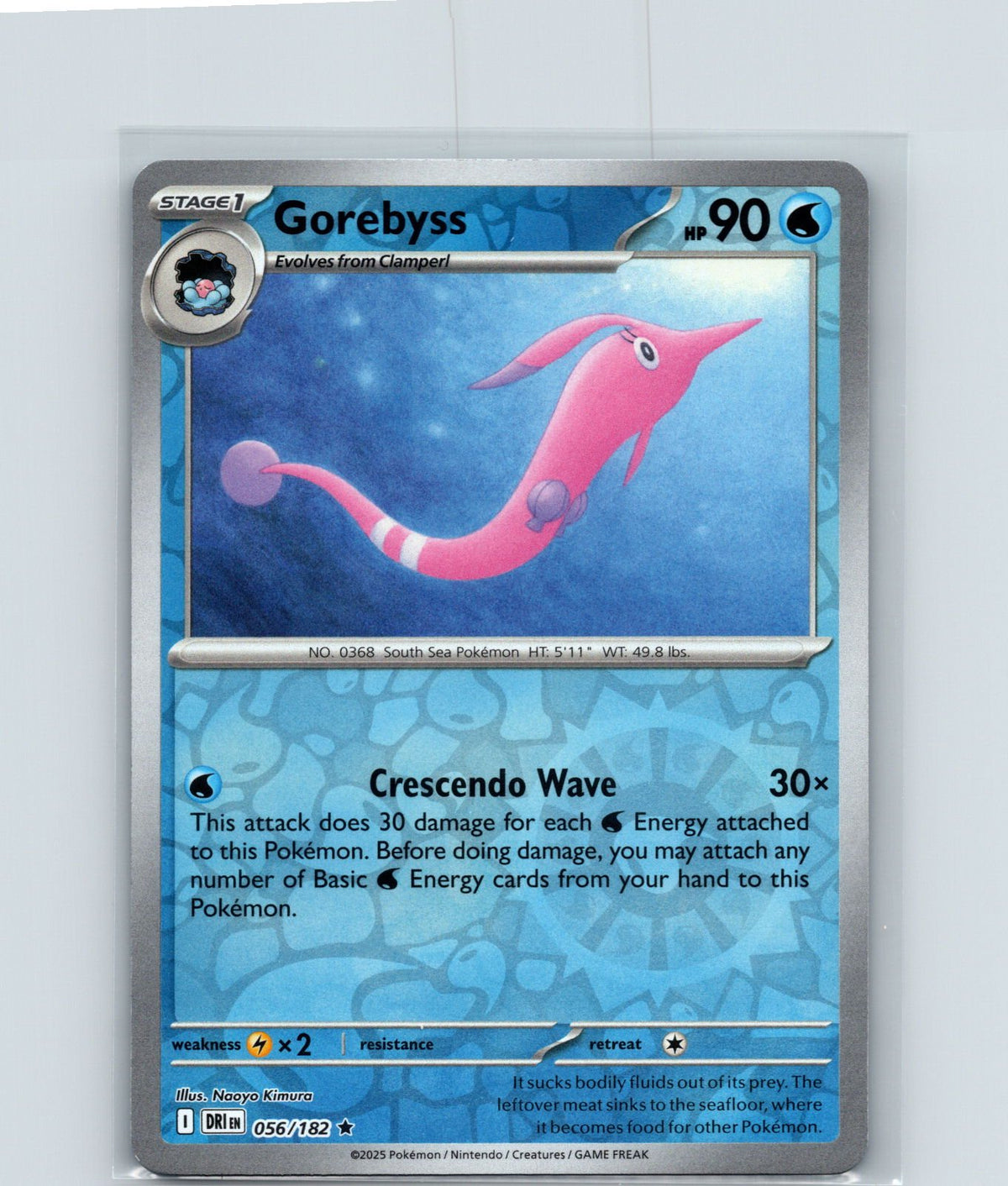 Gorebyss Reverse Holo Rare SV10: Destined Rivals 056/182 NM