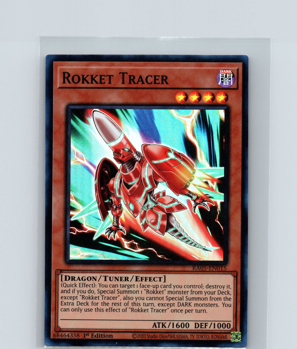 Rokket Tracer Super Rare Rarity Collection 5 RA05-EN015 NM