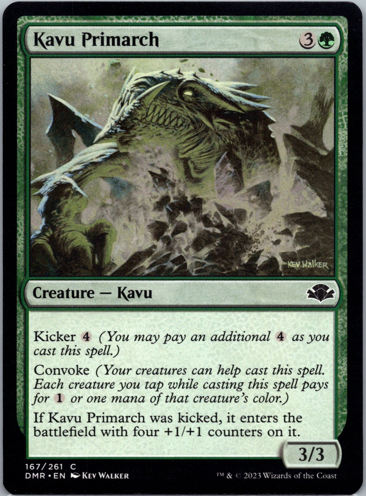 Kavu Primarch C Dominaria Remastered 167 NM