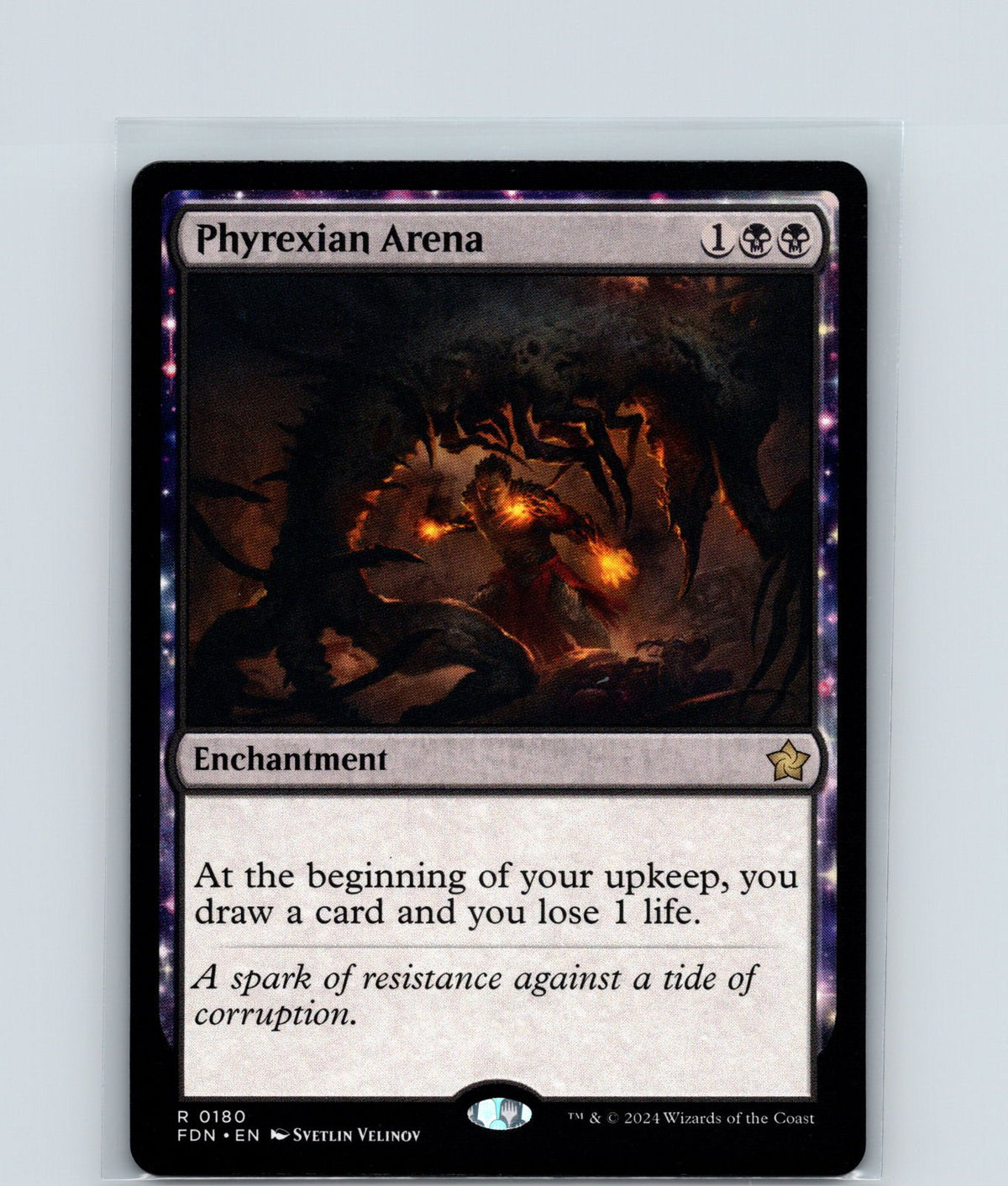 Phyrexian Arena R Foundations 180 NM