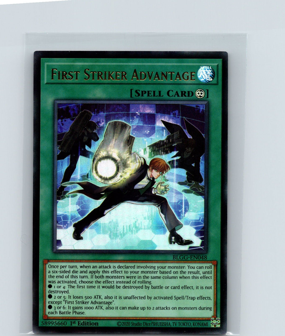 First Striker Advantage 1st Edition Ultra Rare BLGG-EN048 NM