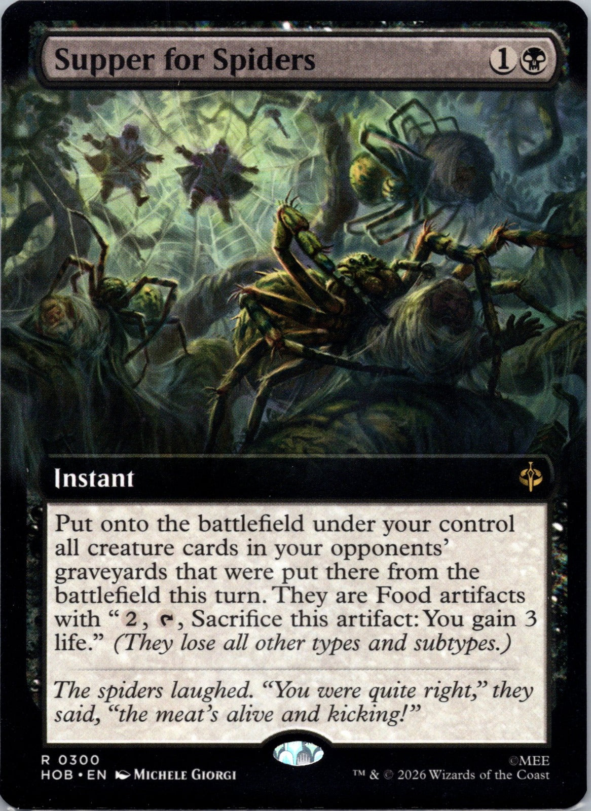 Supper for Spiders (Extended Art) R The Hobbit 300 NM