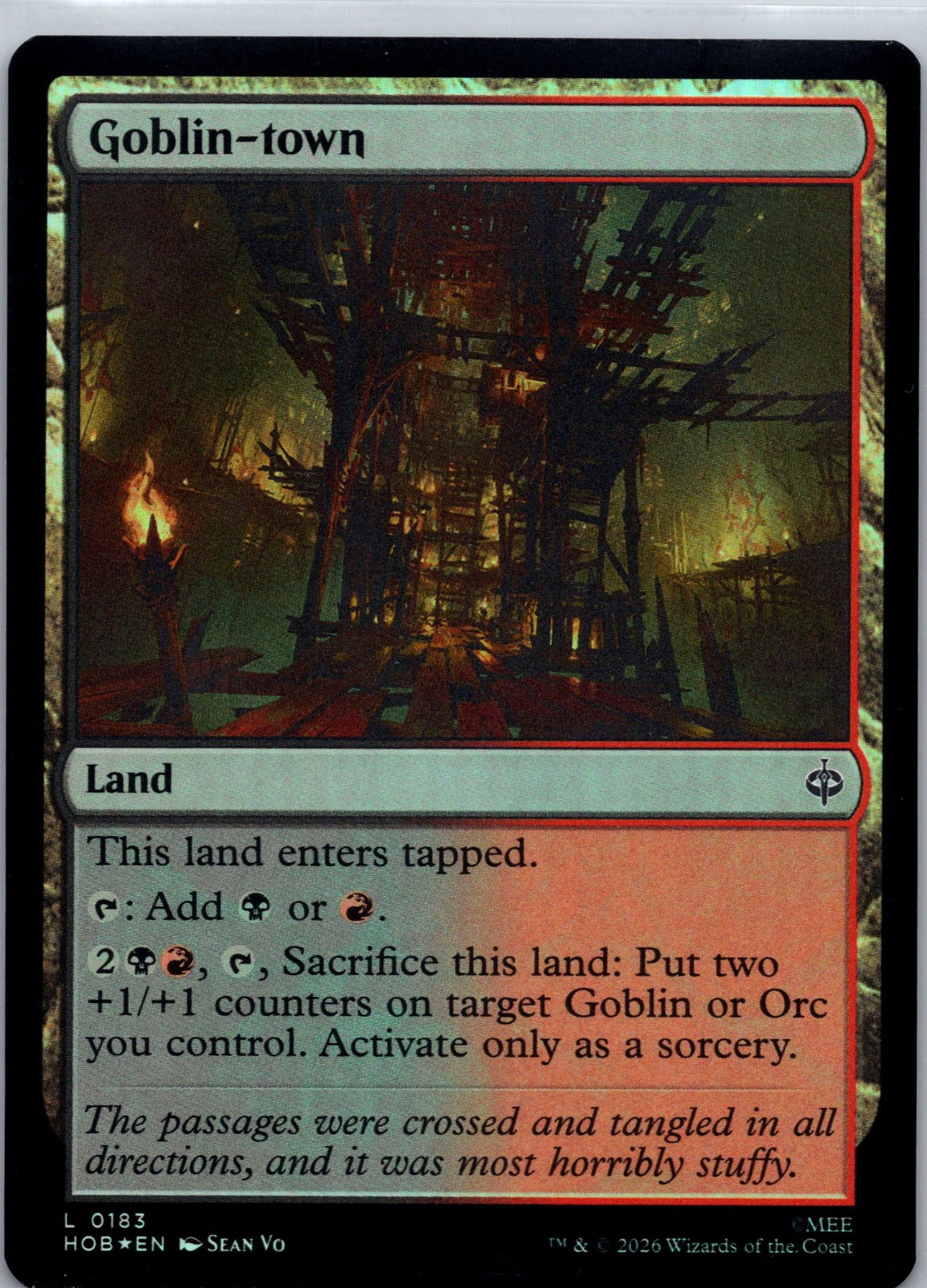 Goblin-town Foil L The Hobbit 183 NM